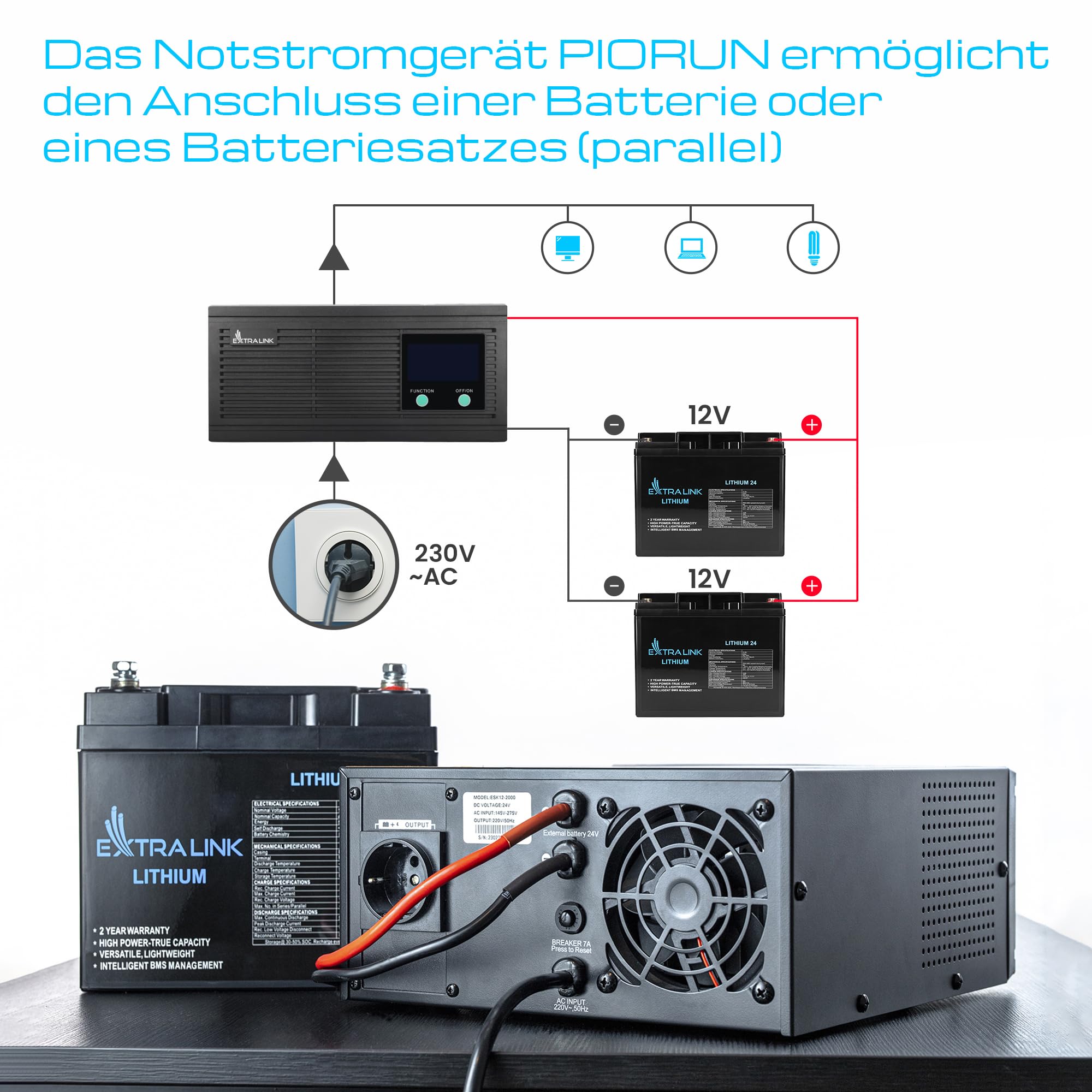 extralink-ups-600va-usv-480w-lifepo4-40ah-reiner-sinus image 5