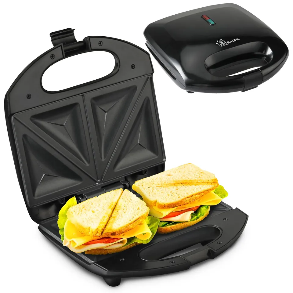 extralink-sj-22-sandwichmaker-750w-antihaft-dreieckstoast image 1