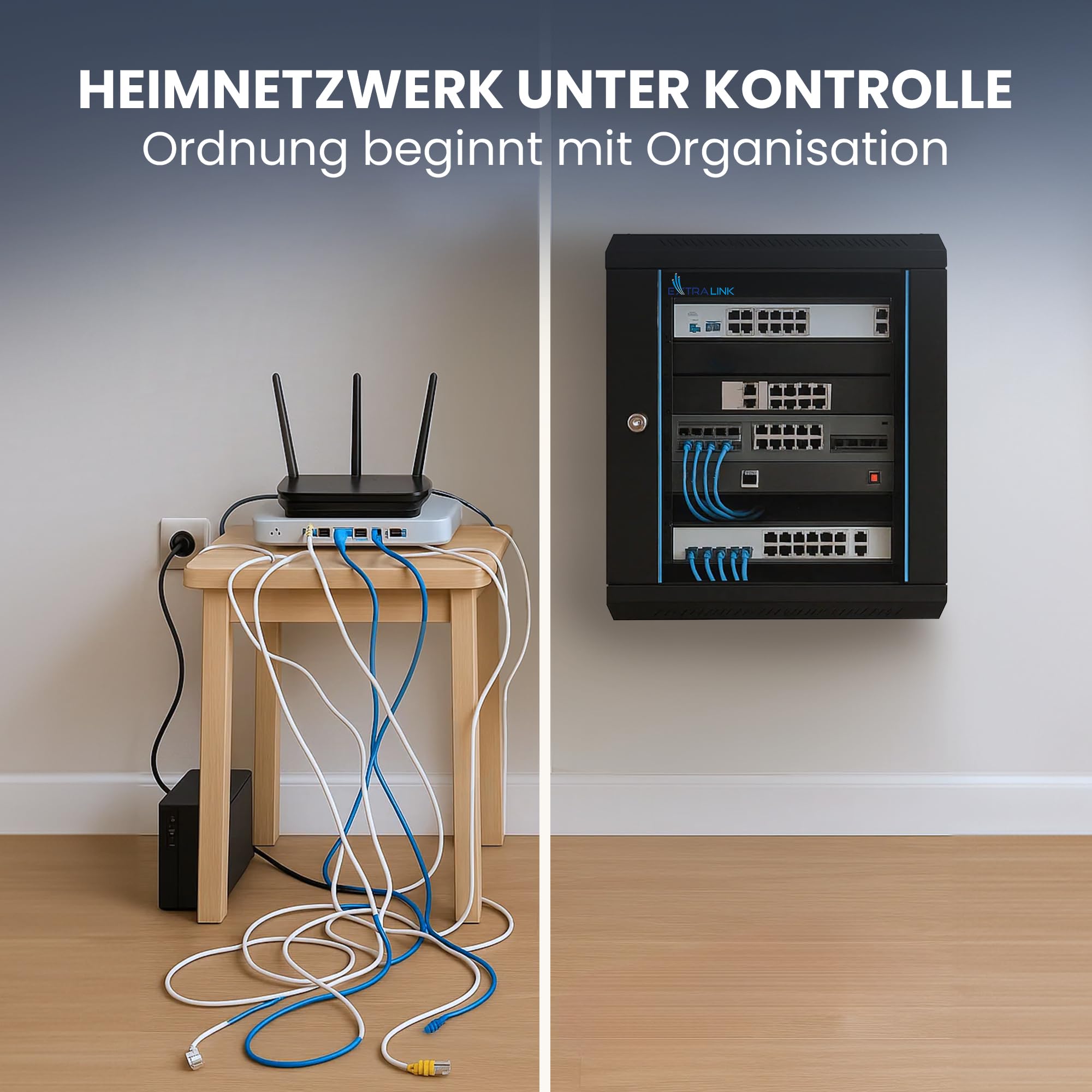 extralink-9u-netzwerkschrank-19-zoll-400mm-schwarz-mit-regal image 3