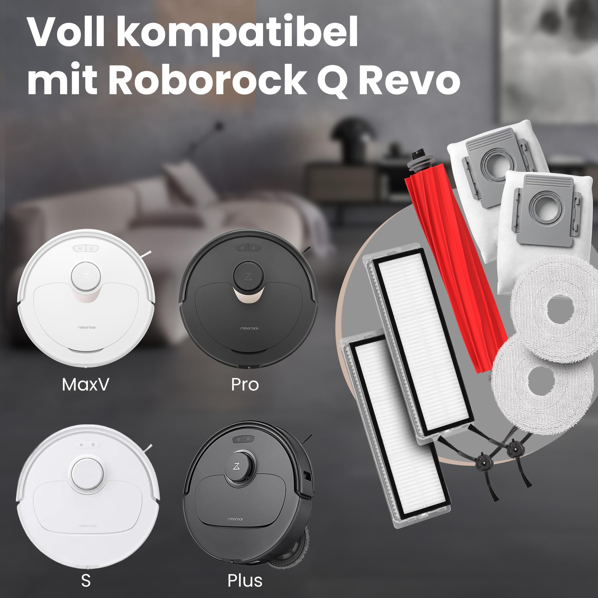 extralink-q-revo-ersatzteilset-saugroboter-filter-beutel-set image 3