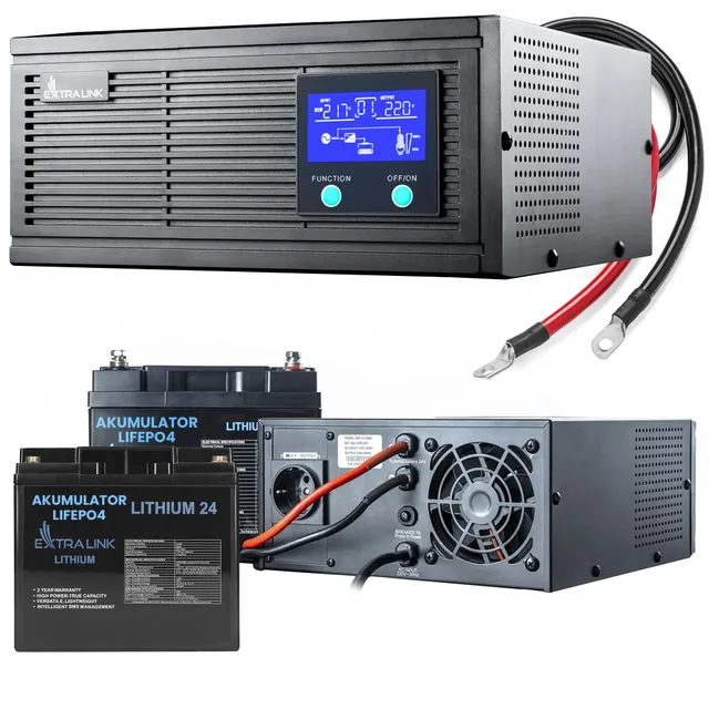 extralink-ups-1200va-usv-1000w-lifepo4-40ah-reiner-sinus image 1