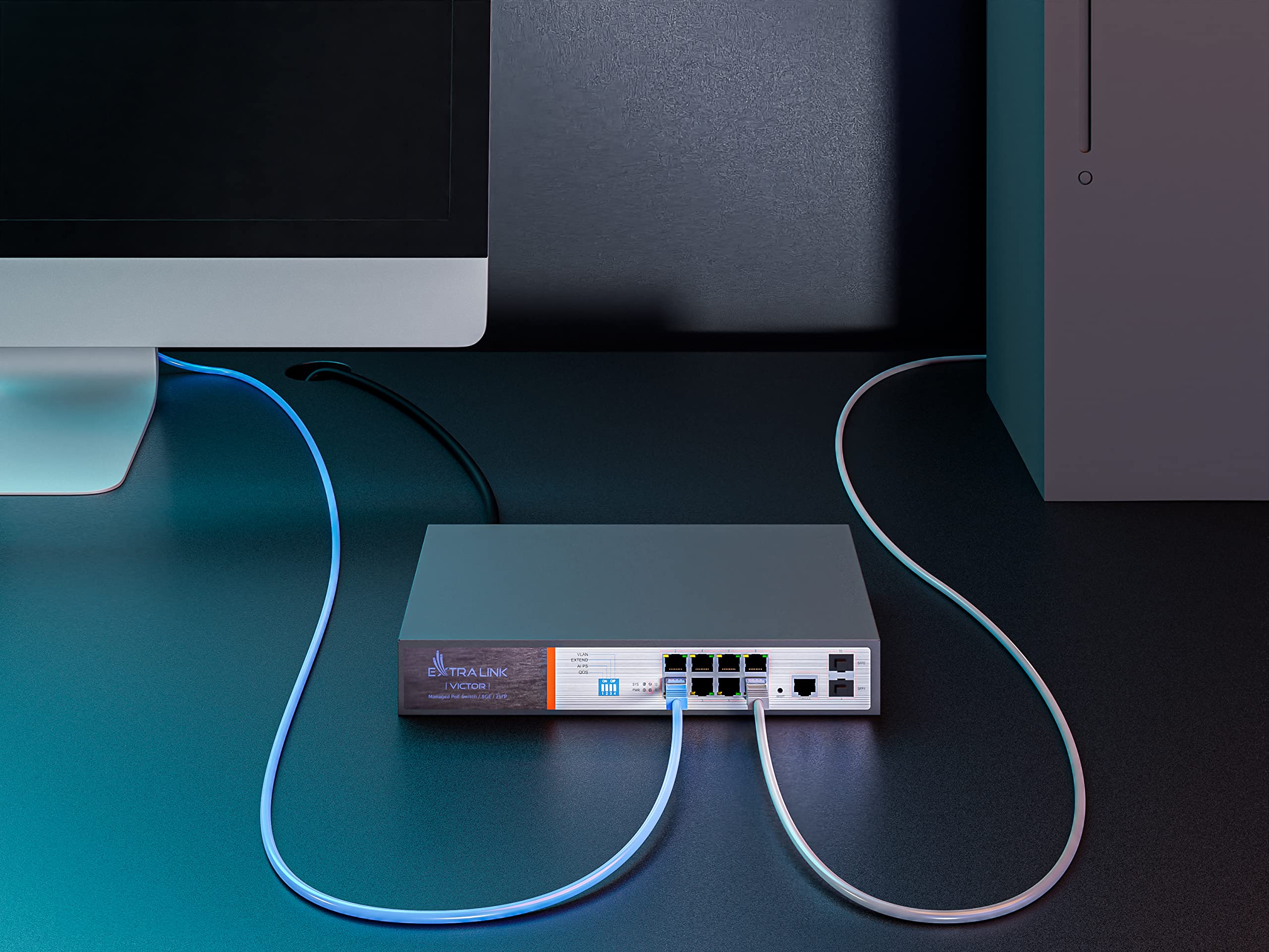 extralink-victor-poe-switch-8-port-gigabit-150w image 4