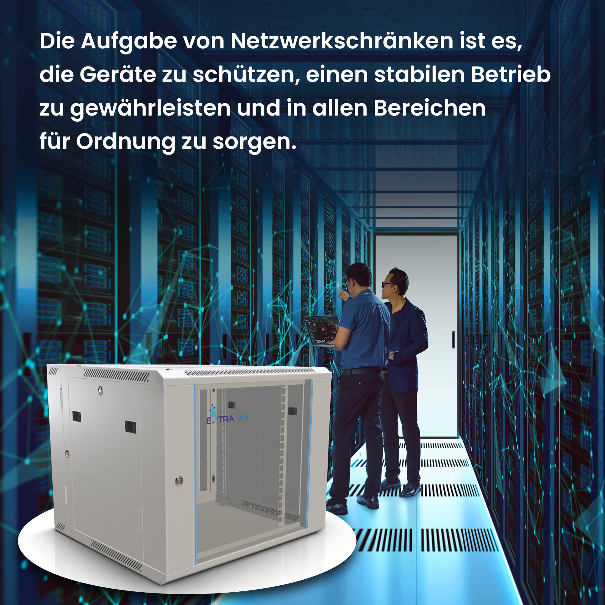 extralink-6he-19-zoll-serverschrank-600mm-grau-glast-r image 8