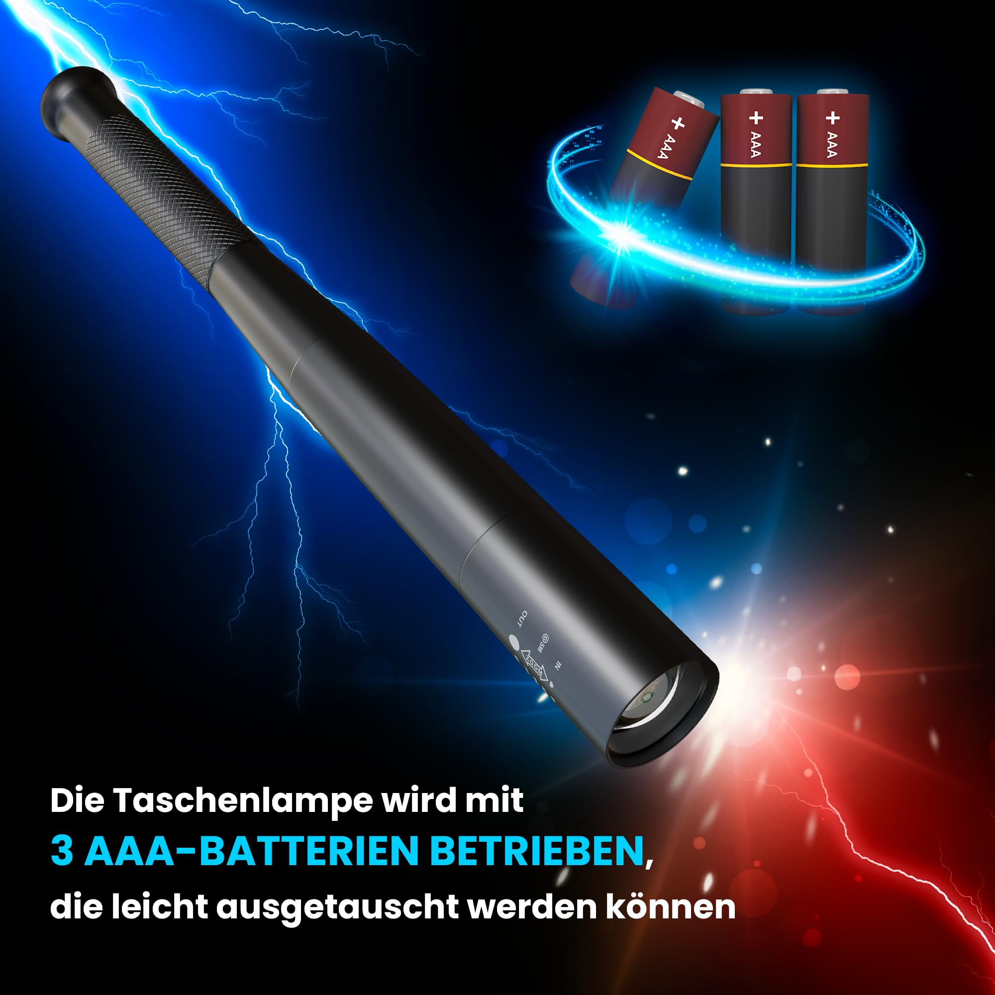 extralink-efl-1101-combat-taschenlampe-led-300-lumen image 2