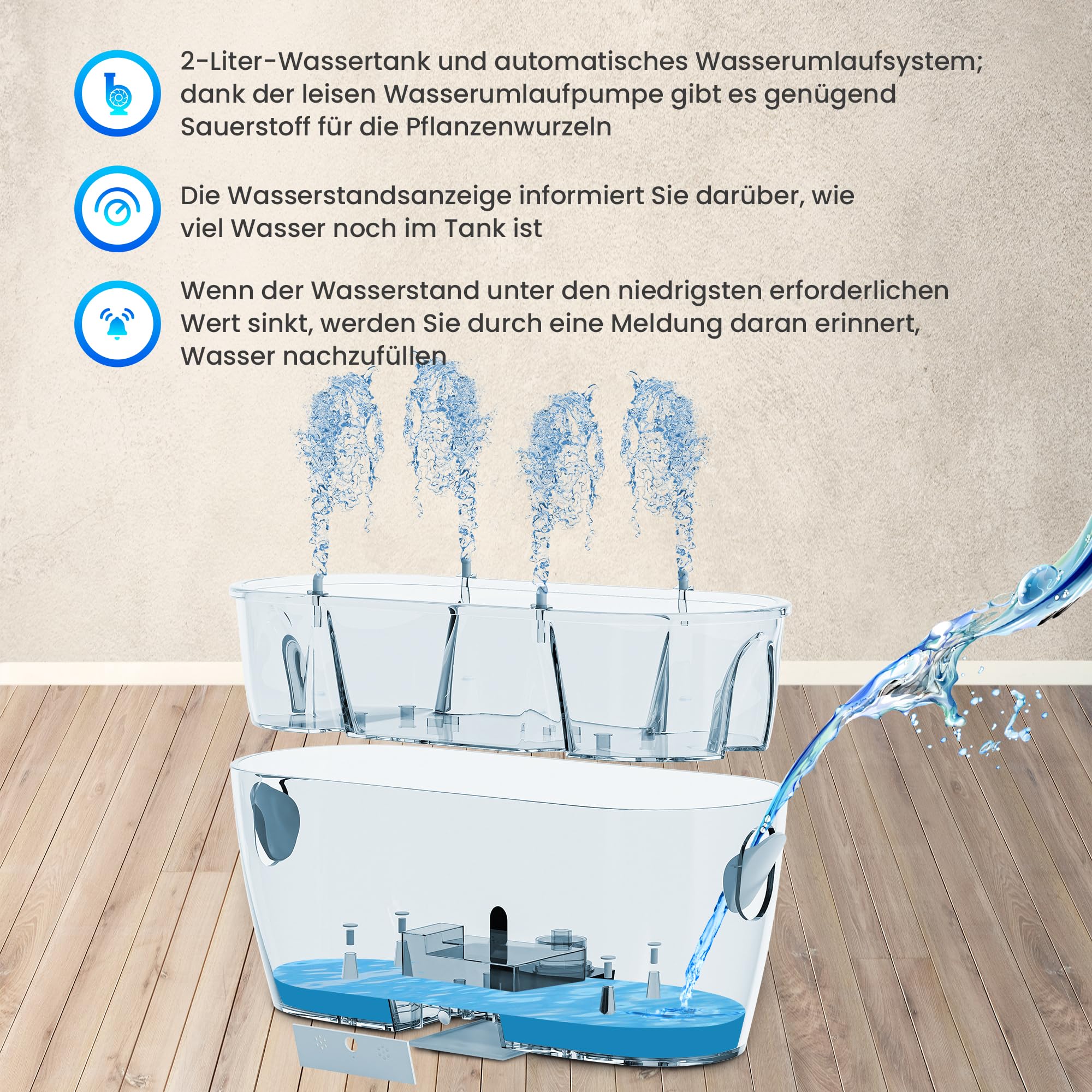 extralink-smart-garden-indoor-garten-8-pflanzen-mit-led-vollspektrum image 3