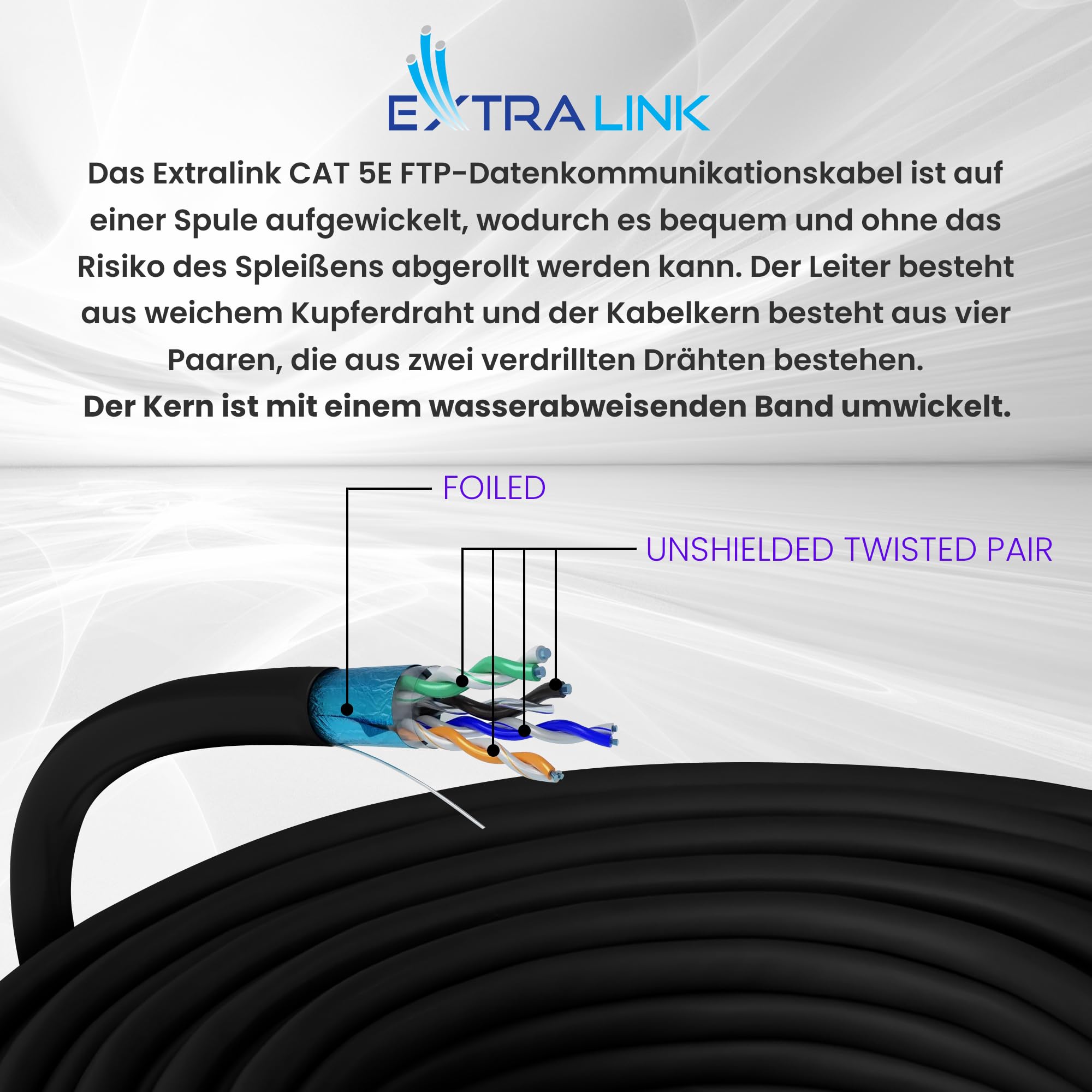 extralink-cat-5e-netzwerkkabel-f-utp-gel-305m-outdoor image 3