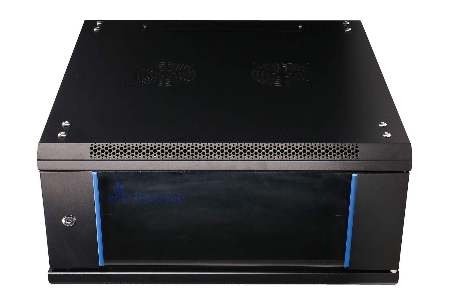 extralink-ex-2893-netzwerkschrank-4u-wandmontage-schwarz image 2