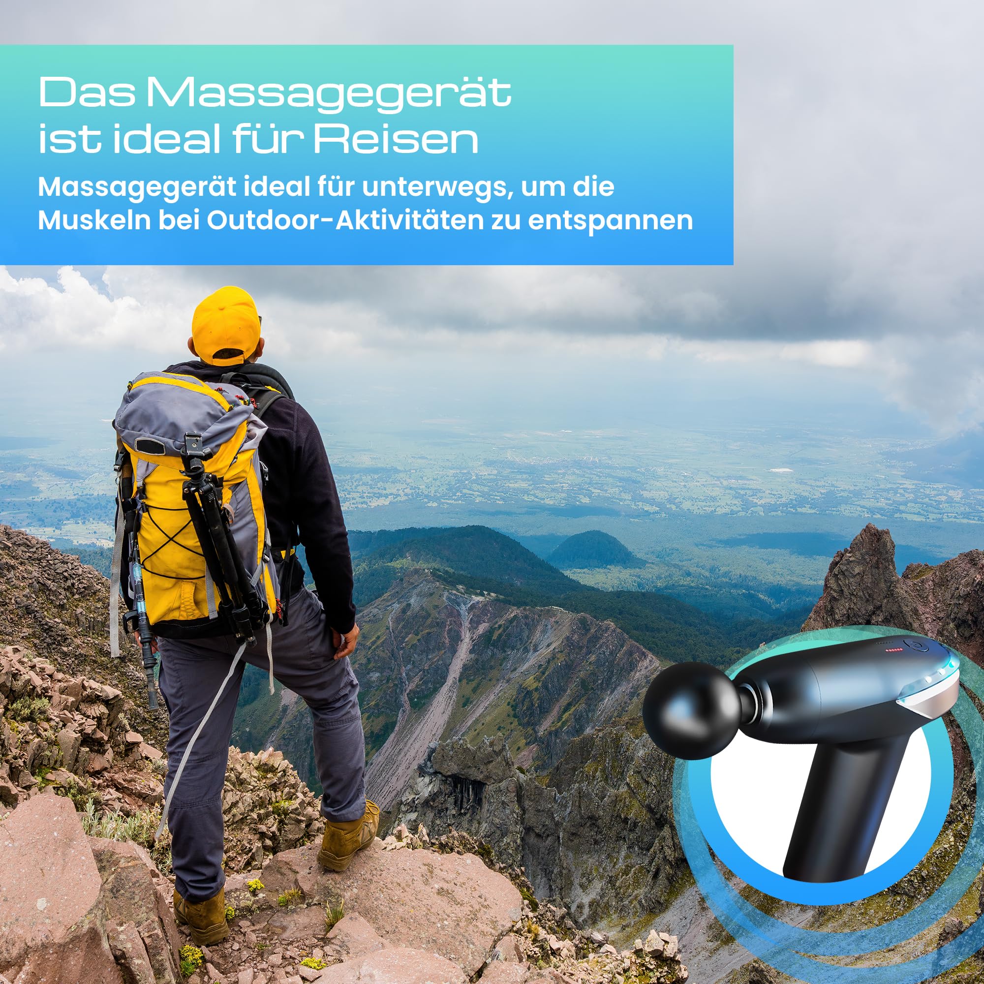 extralink-massage-gun-lite-massagepistole-3200-rpm-usb-c image 7