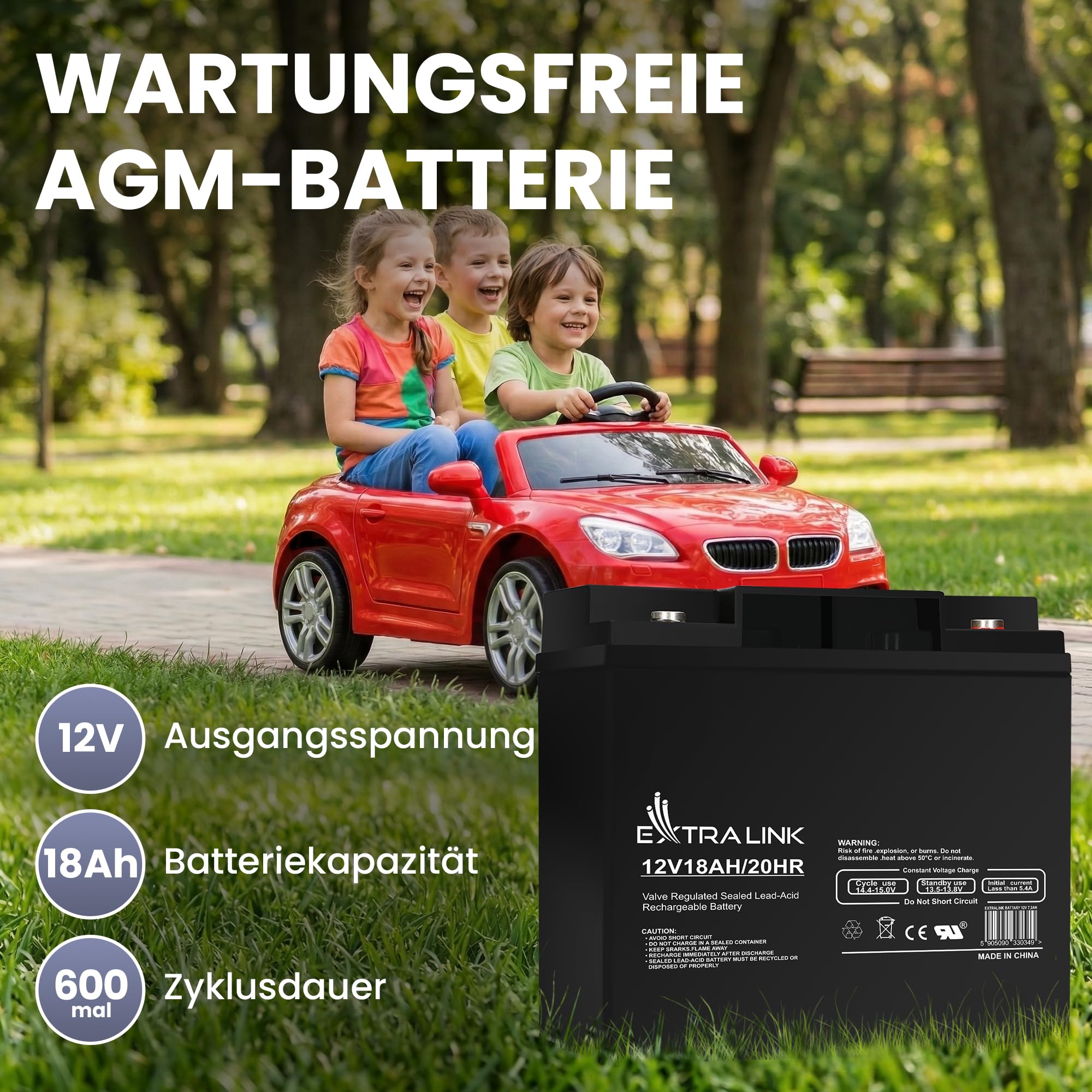 extralink-agm-batterie-12v-18ah-deep-cycle-usv-solar image 2