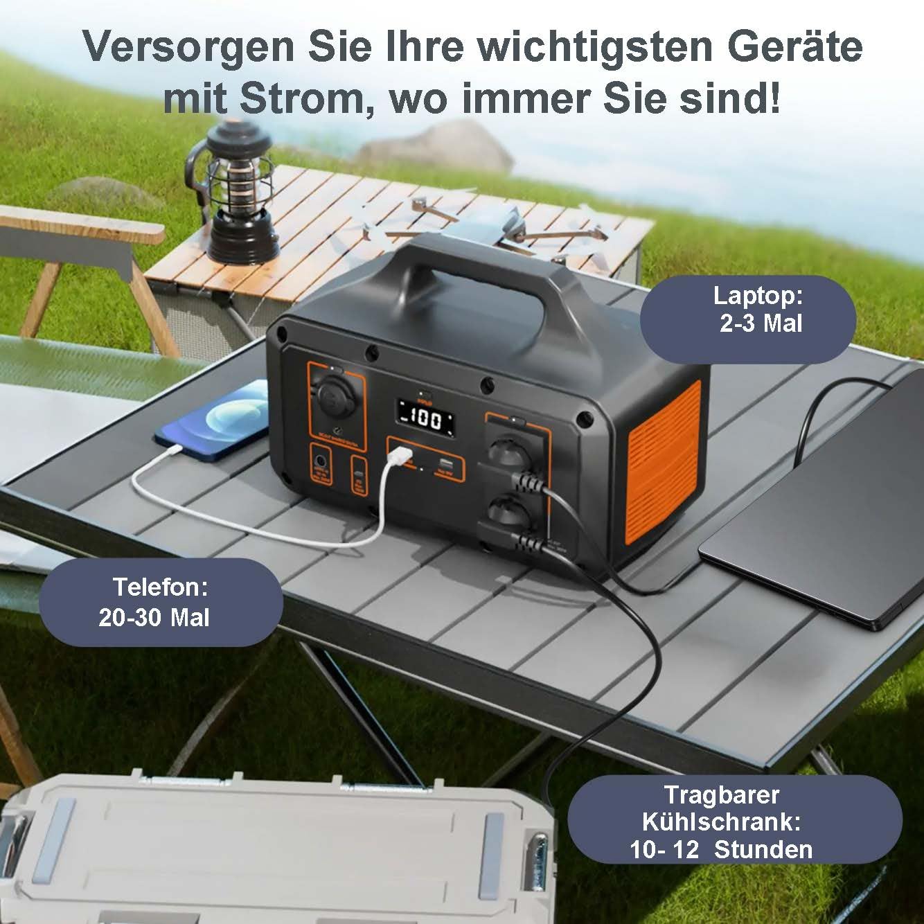 extralink-powerstation-510wh-mit-230v-ac-und-usb-c-100w image 4