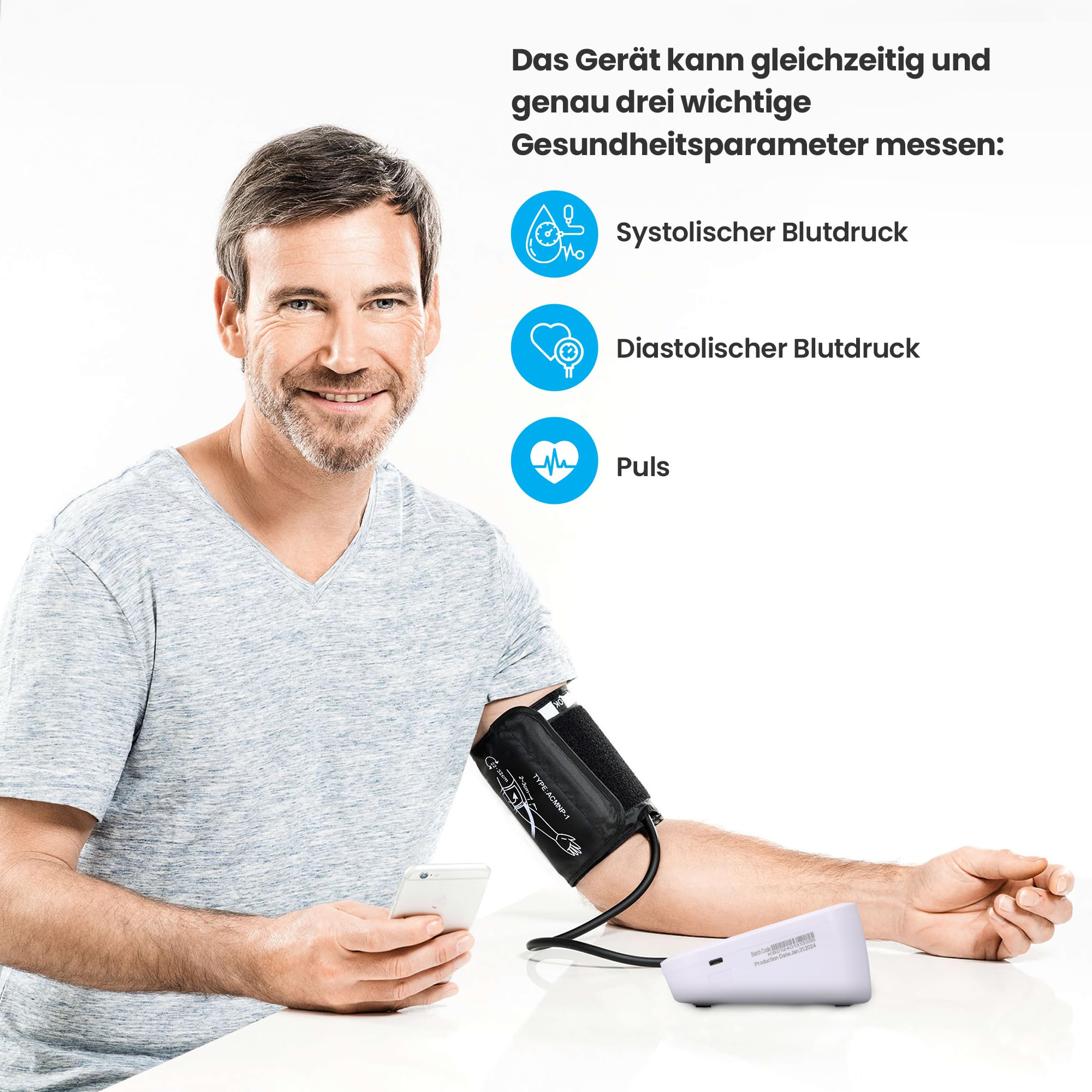extralink-smart-life-blutdruckmessger-t-oberarm-schwarz image 4
