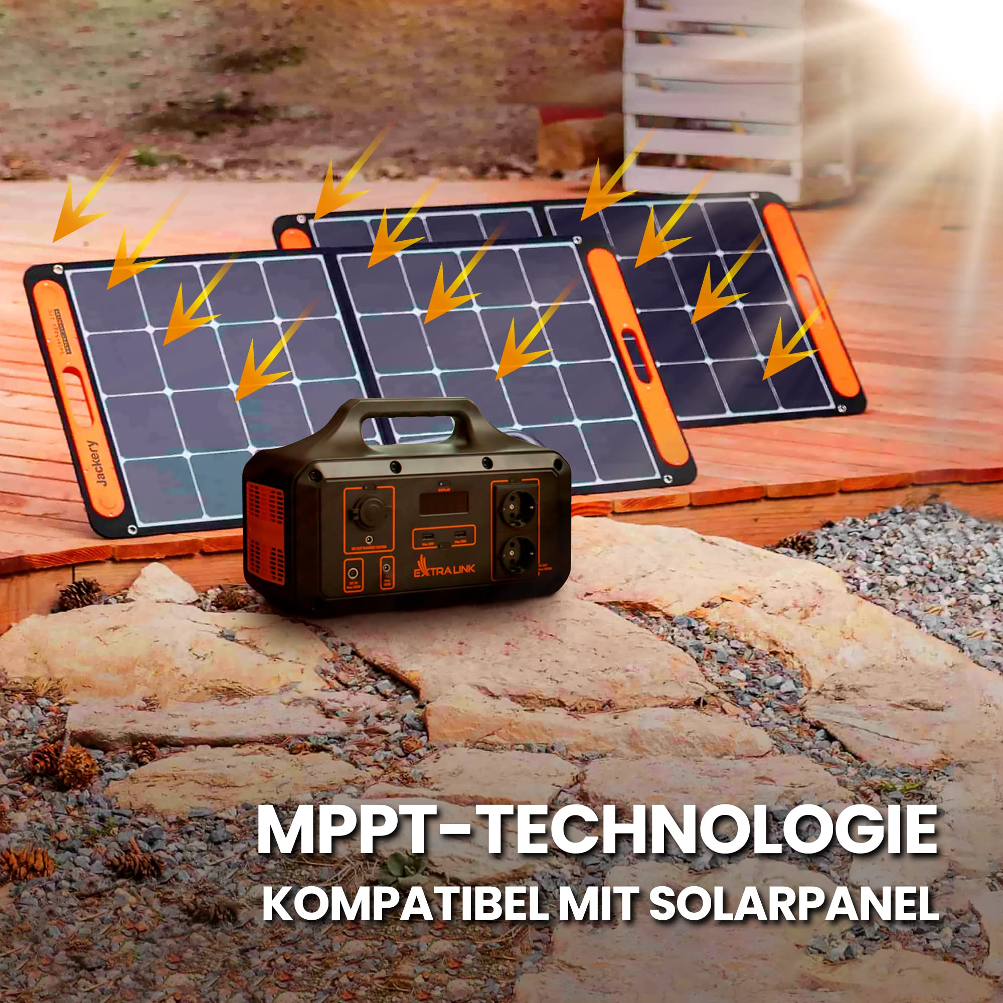 extralink-eps-s1000s-powerstation-1024wh-1200w-solar image 2