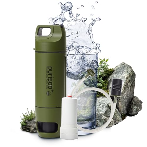 extralink-purisoo-wasserfilter-flasche-400ml-gr-n-pumpe image 7