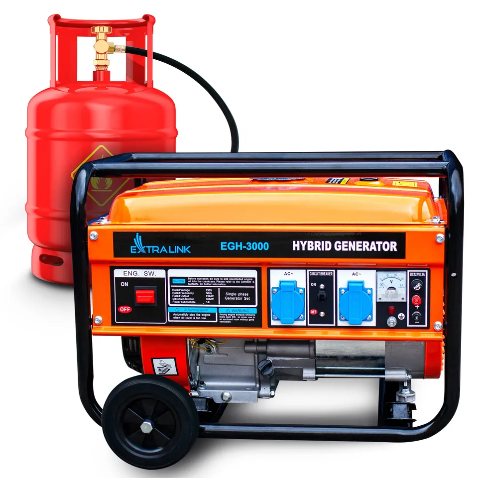 extralink-egh-3000-stromerzeuger-3000w-benzin-gas-230v-mobil image 1