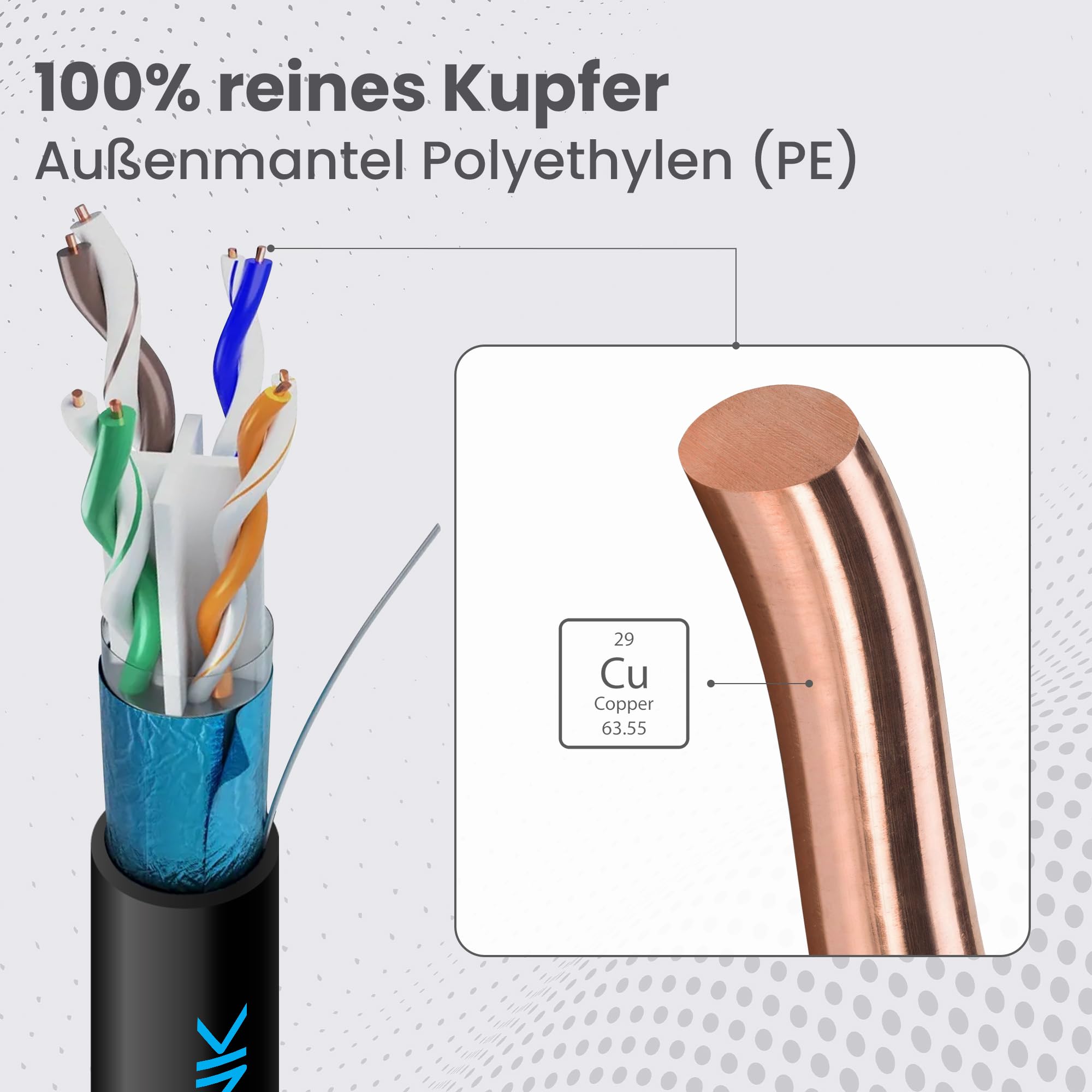 extralink-cat6-netzwerkkabel-outdoor-25m-poe-f-utp-kupfer image 4