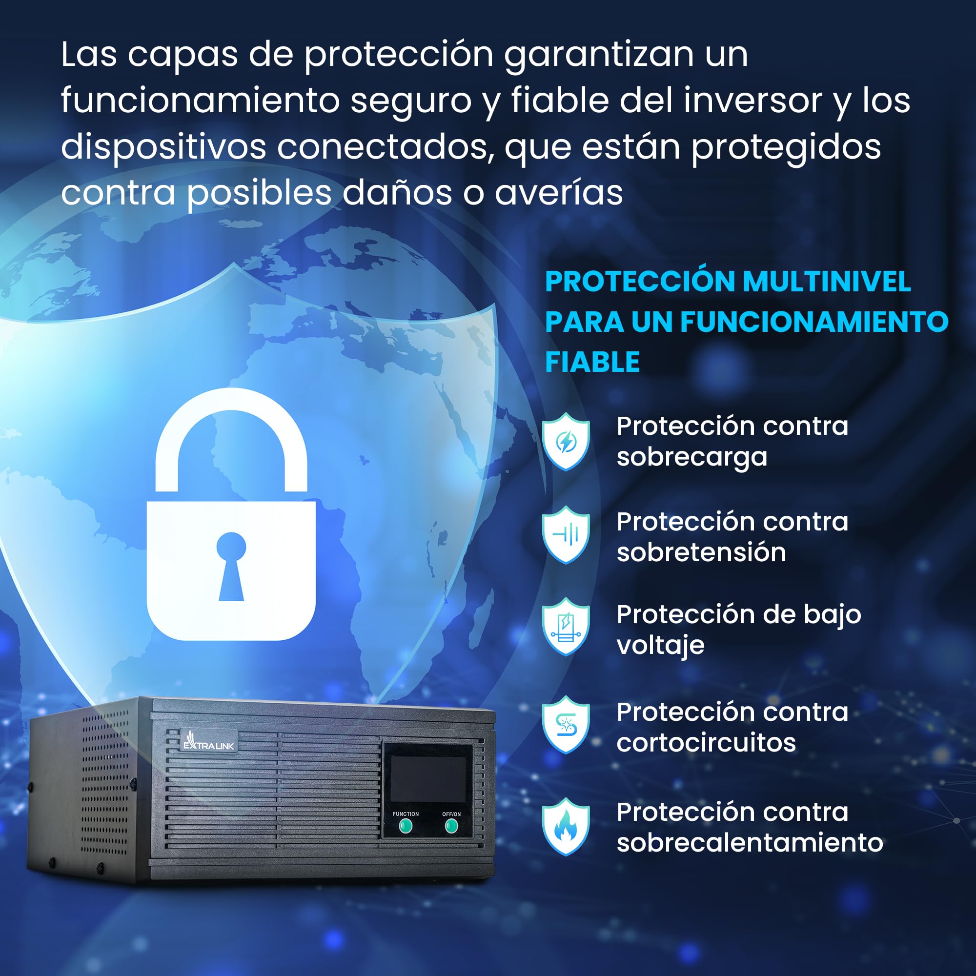 extralink-ups-1200va-usv-1000w-lifepo4-40ah-reiner-sinus image 5