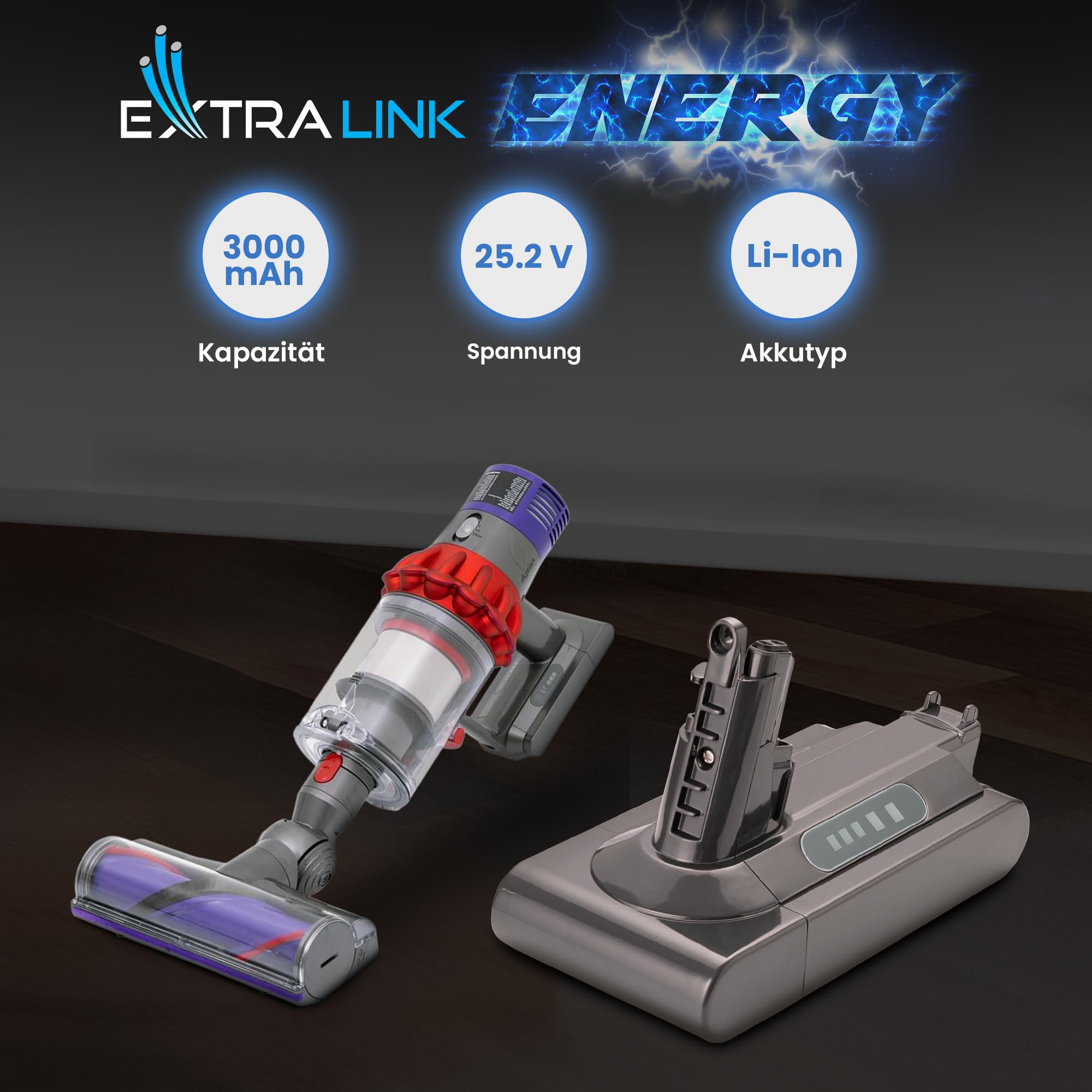 extralink-v10-absolute-ersatzakku-25-2v-3000mah-click image 3