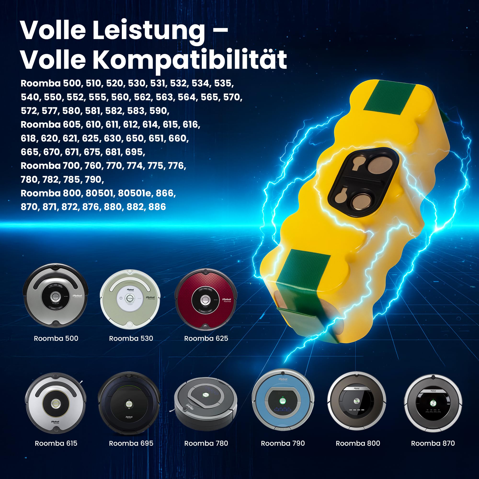 extralink-roomba-700-ersatzakku-14-4v-3000mah-li-ion image 4