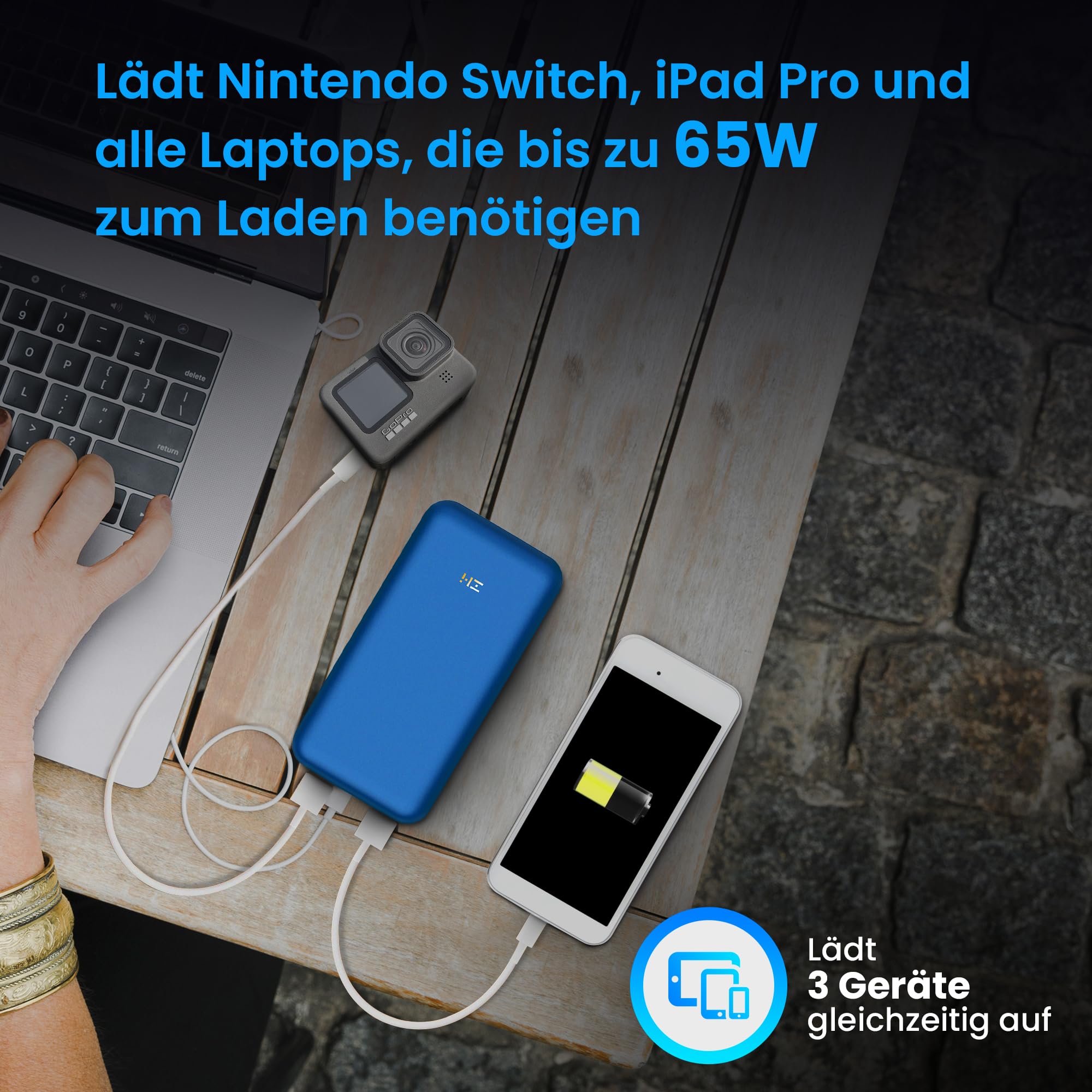 extralink-zmi-powerbank-20000mah-65w-usb-c-laptop image 5