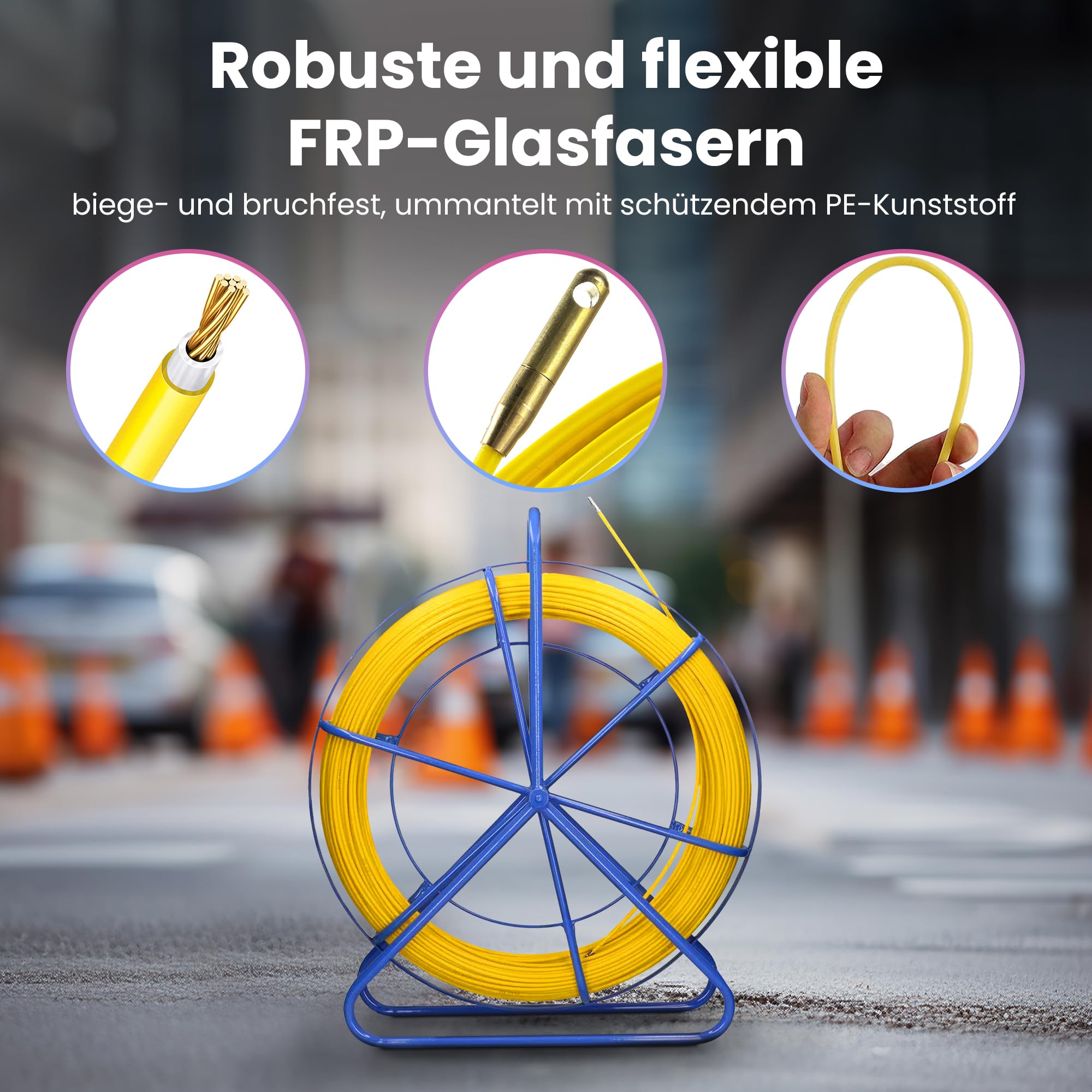 extralink-frp-glasfaserstab-8mm-50m-einziehhilfe-mit-bremse image 3