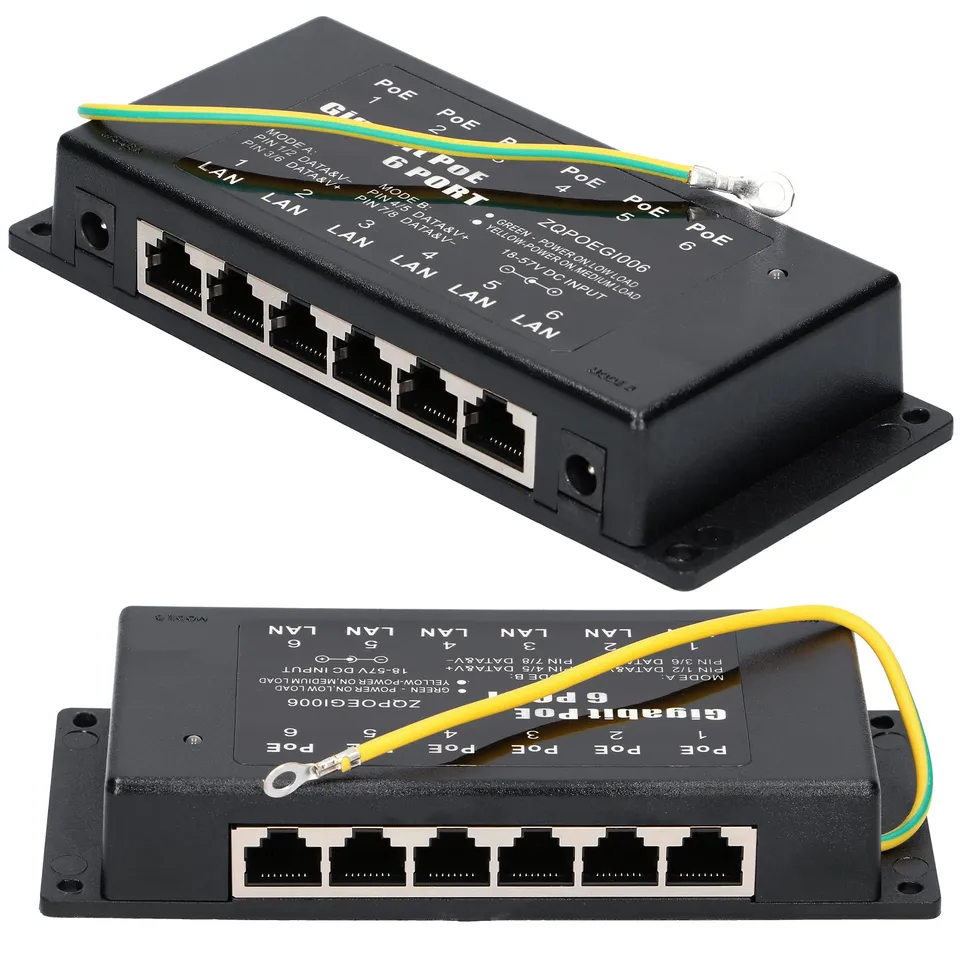 extralink-switche-poe-injektor-6-port-gigabit image 1