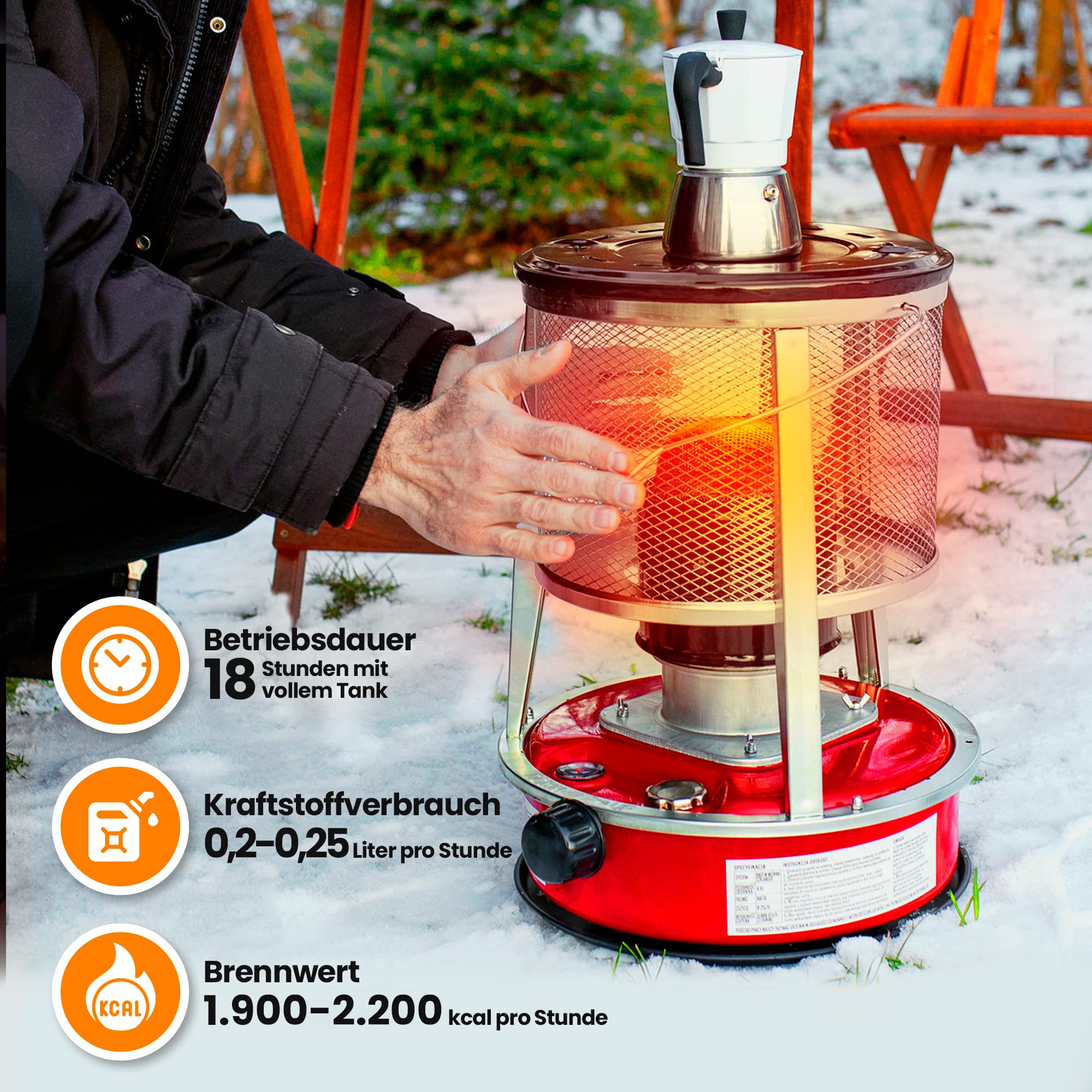 extralink-aladdin-petroleumofen-4-6l-2600w-camping-kocher image 7