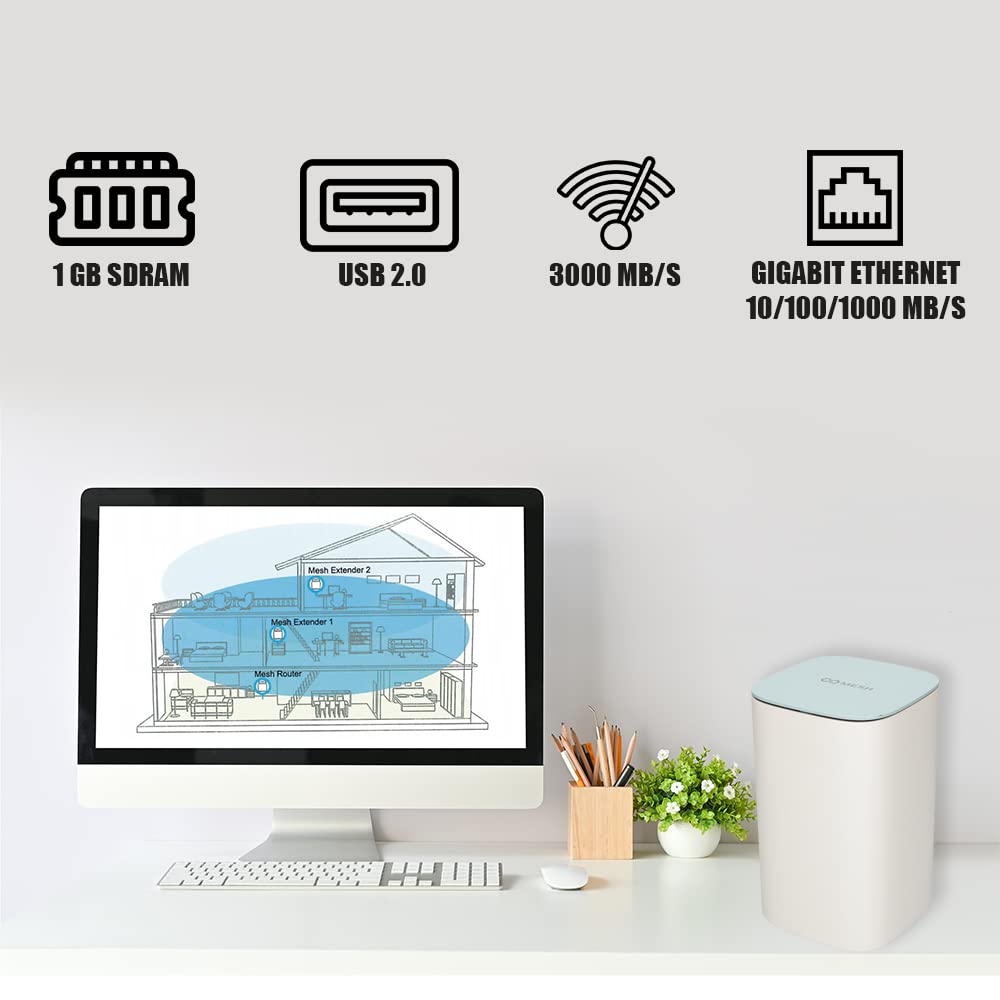 extralink-dynamite-c31-ac3000-mesh-wlan-router-dual-band image 2
