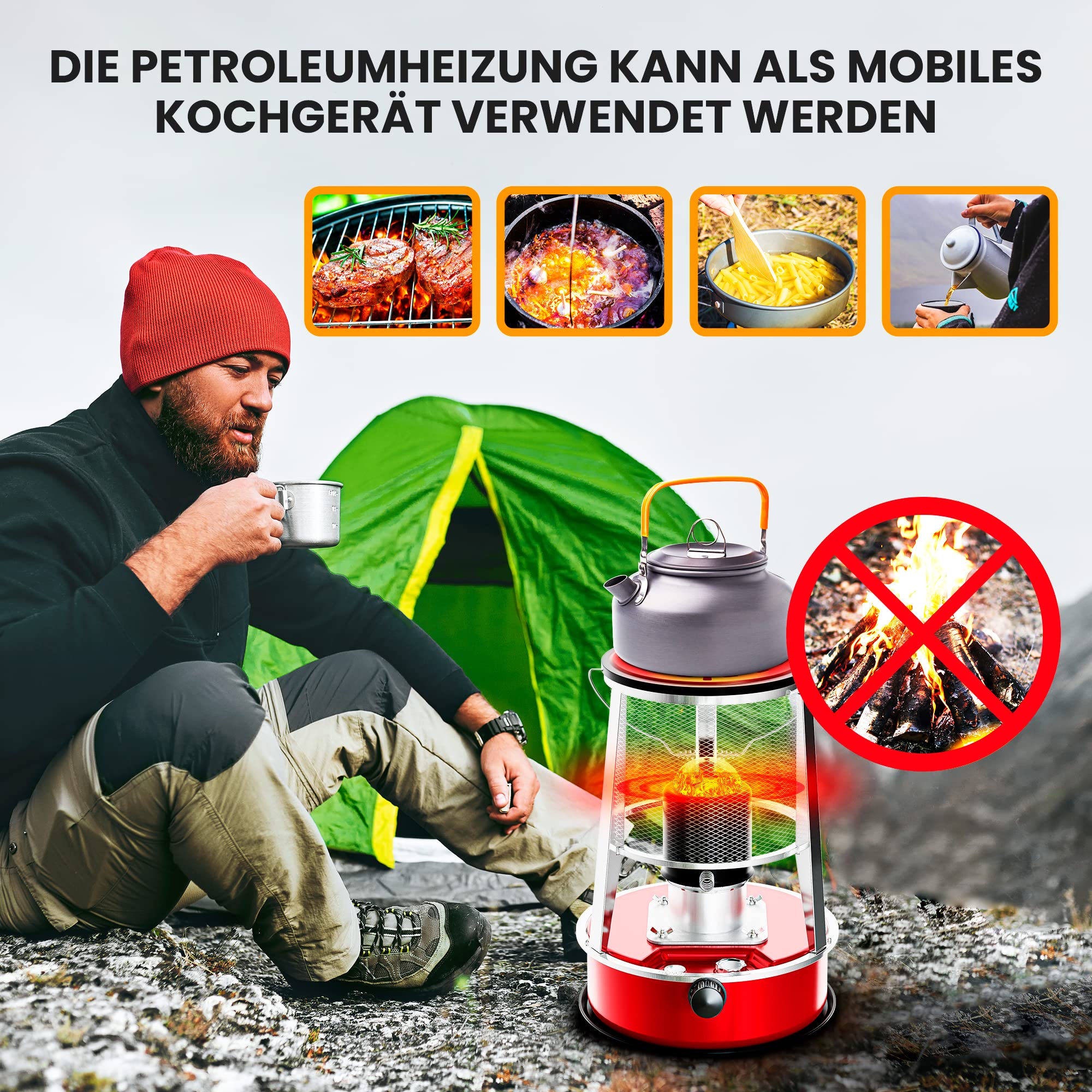 extralink-aladdin-petroleumofen-4-6l-2600w-camping-kocher image 3