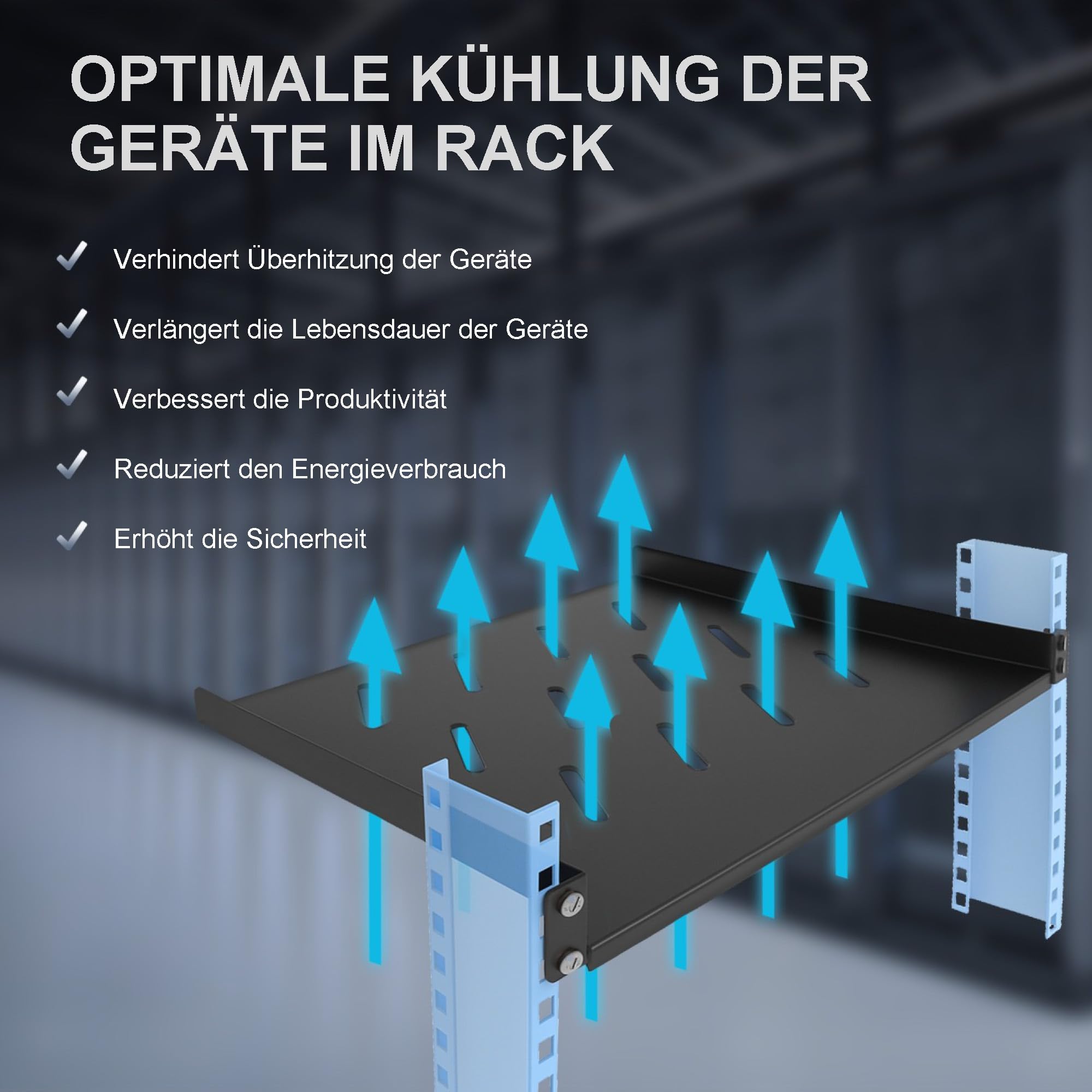 extralink-fachboden-19-zoll-1he-350mm-schwarz-20kg image 3