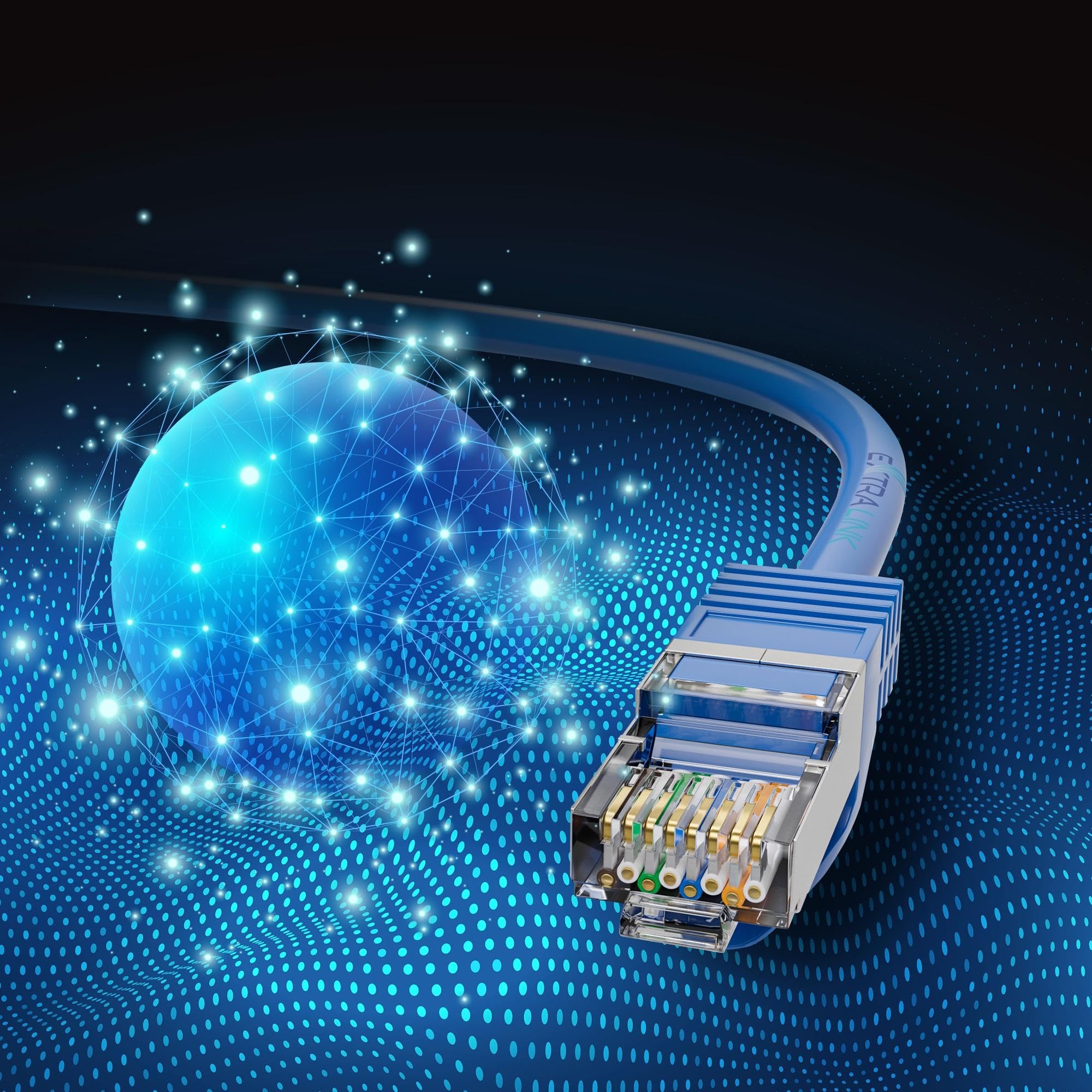 extralink-cat-8-1-netzwerkkabel-0-5m-blau-40gbps-s-ftp image 6
