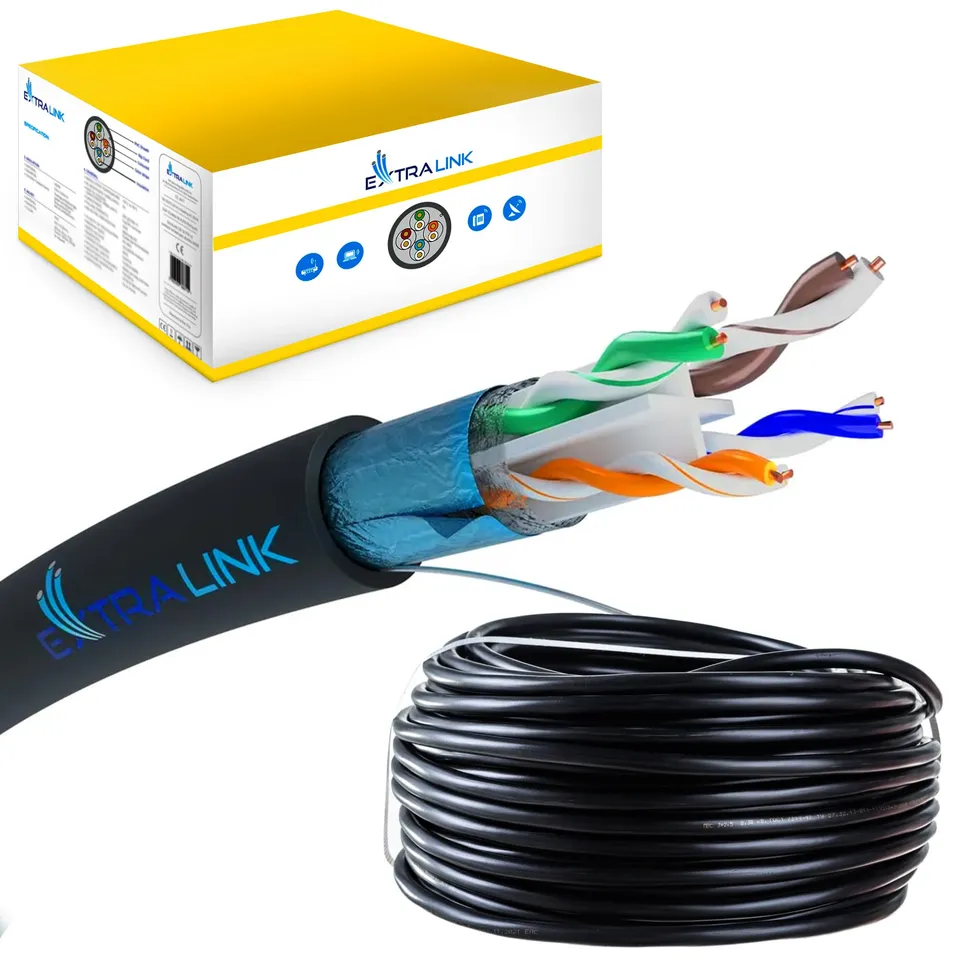 extralink-cat6-netzwerkkabel-outdoor-25m-poe-f-utp-kupfer image 1
