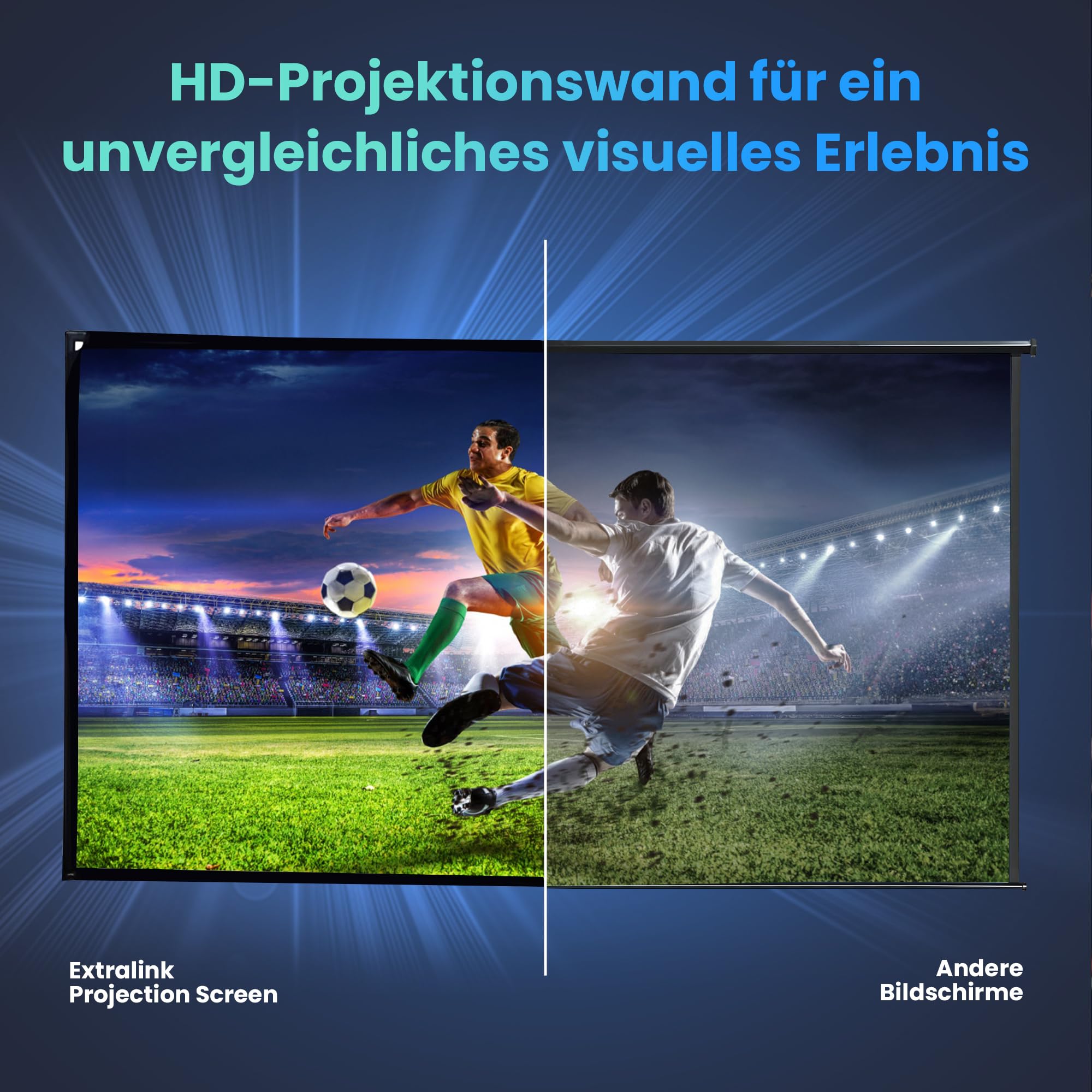 extralink-zasilanie-beamer-leinwand-100-zoll-stativ-16-9 image 4