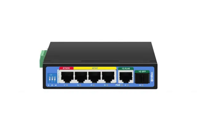 ernitec-switches-6-port-gigabit-industrial-poe-switch-120w image 1