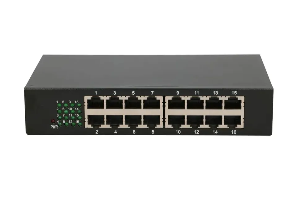 extralink-hexon-switch-16x-10-100mbps-desktop-3-2gbps image 1