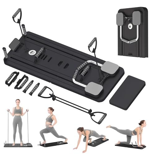 extralink-pilates-board-klappbar-reformer-mit-timer image 8
