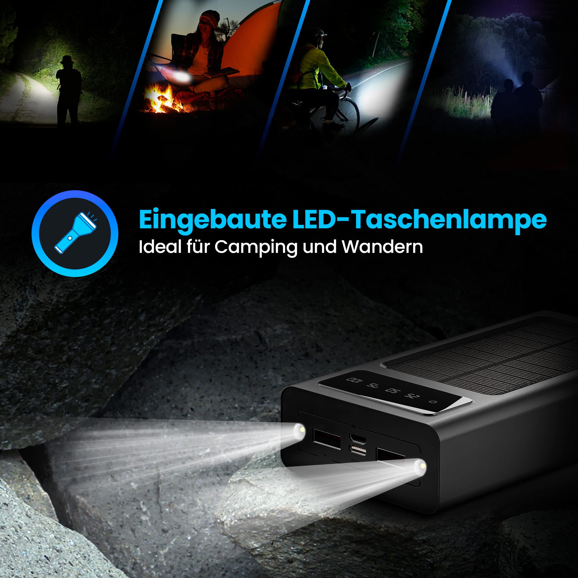 extralink-epb-092-solar-powerbank-20000mah-mit-4-kabeln-outdoor image 8
