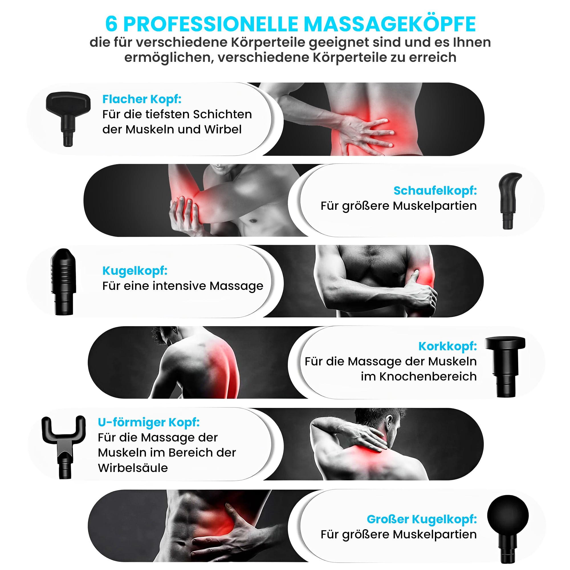 extralink-massage-gun-lite-massagepistole-3200-rpm-usb-c image 2