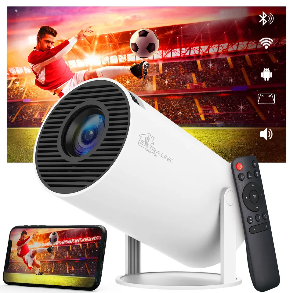 extralink-esp-mini-mini-beamer-4k-android-11-wifi-200-ansi image 1