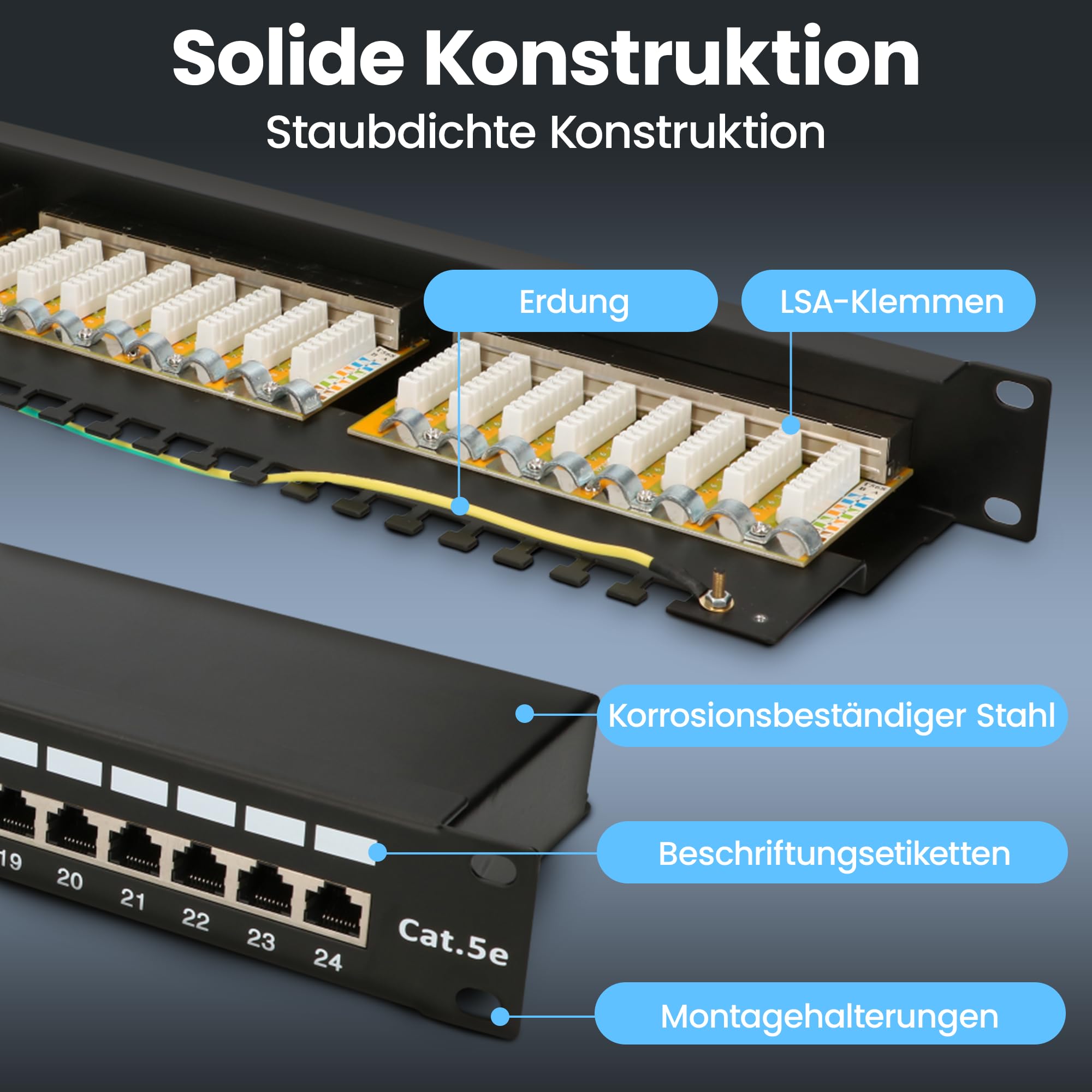extralink-patchpanel-24-port-cat5e-stp-19-zoll-1he image 4