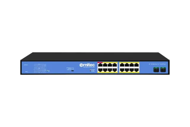 ernitec-electra-u16-1gb-285w-poe-switch-18-port-285w image 1