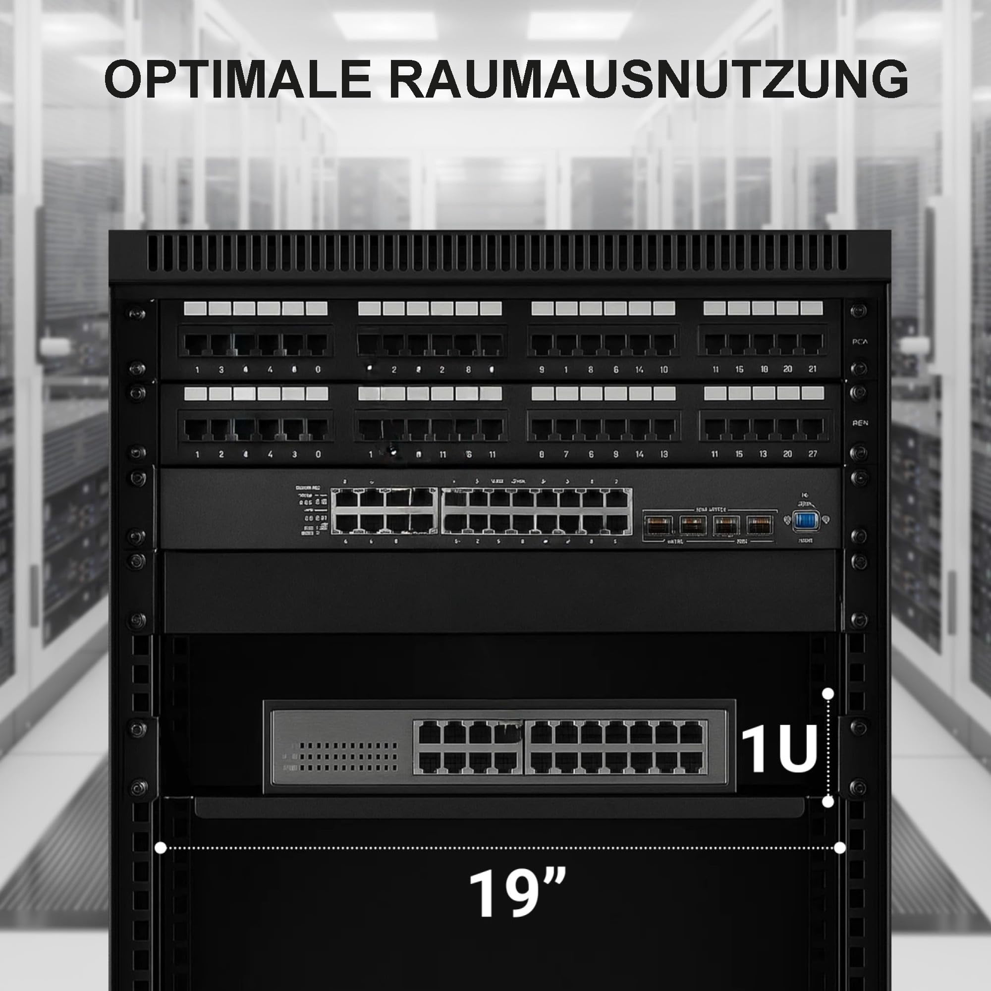 extralink-fachboden-19-zoll-1he-350mm-schwarz-20kg image 5