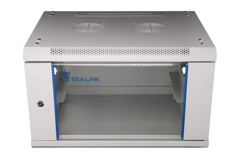 extralink-6u-19-zoll-netzwerkschrank-600x450-wandmontage-grau image 1