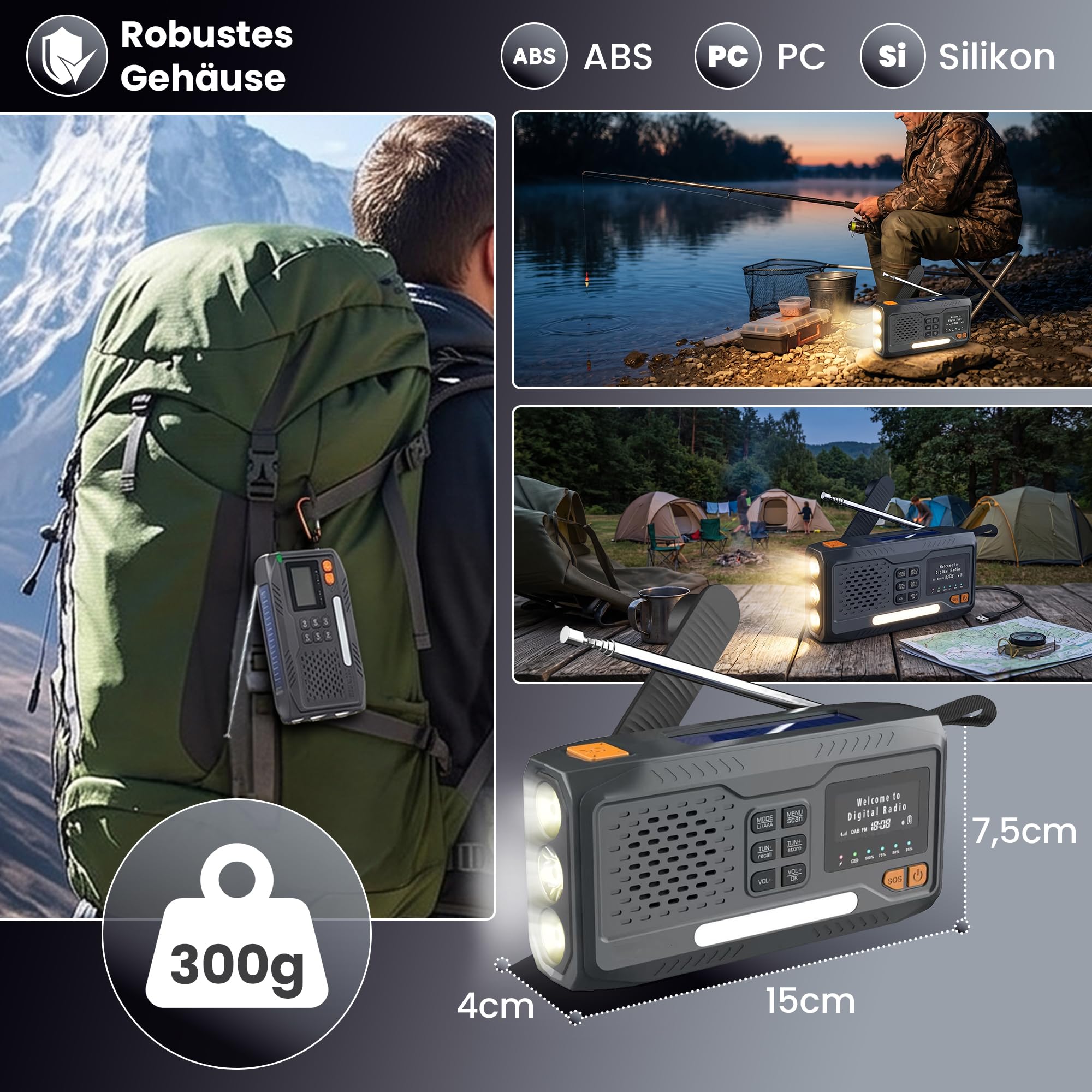 extralink-notfallradio-solar-kurbel-dab-fm-bluetooth-4500mah image 8