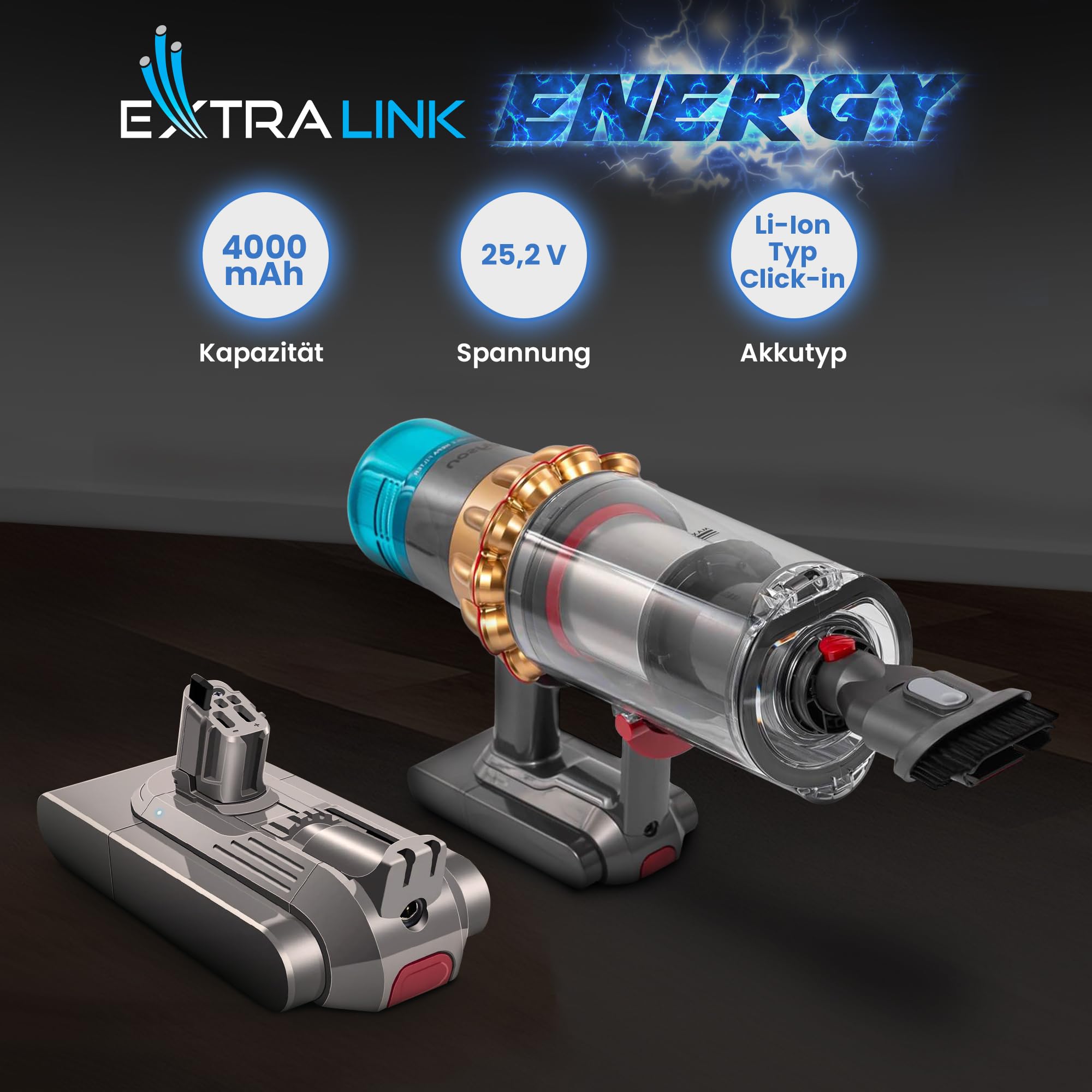 extralink-akku-f-r-dyson-v12-detect-slim-25-2v-2500mah image 3