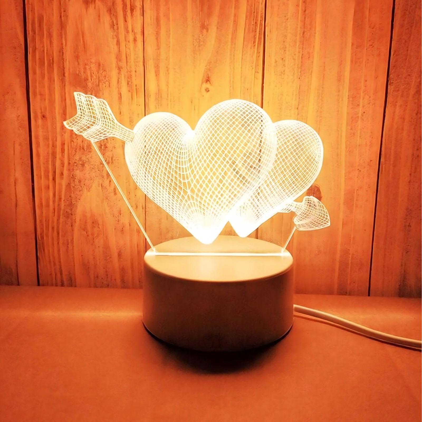 extralink-home-led-nachtlicht-herzen-wei-17cm-usb image 2