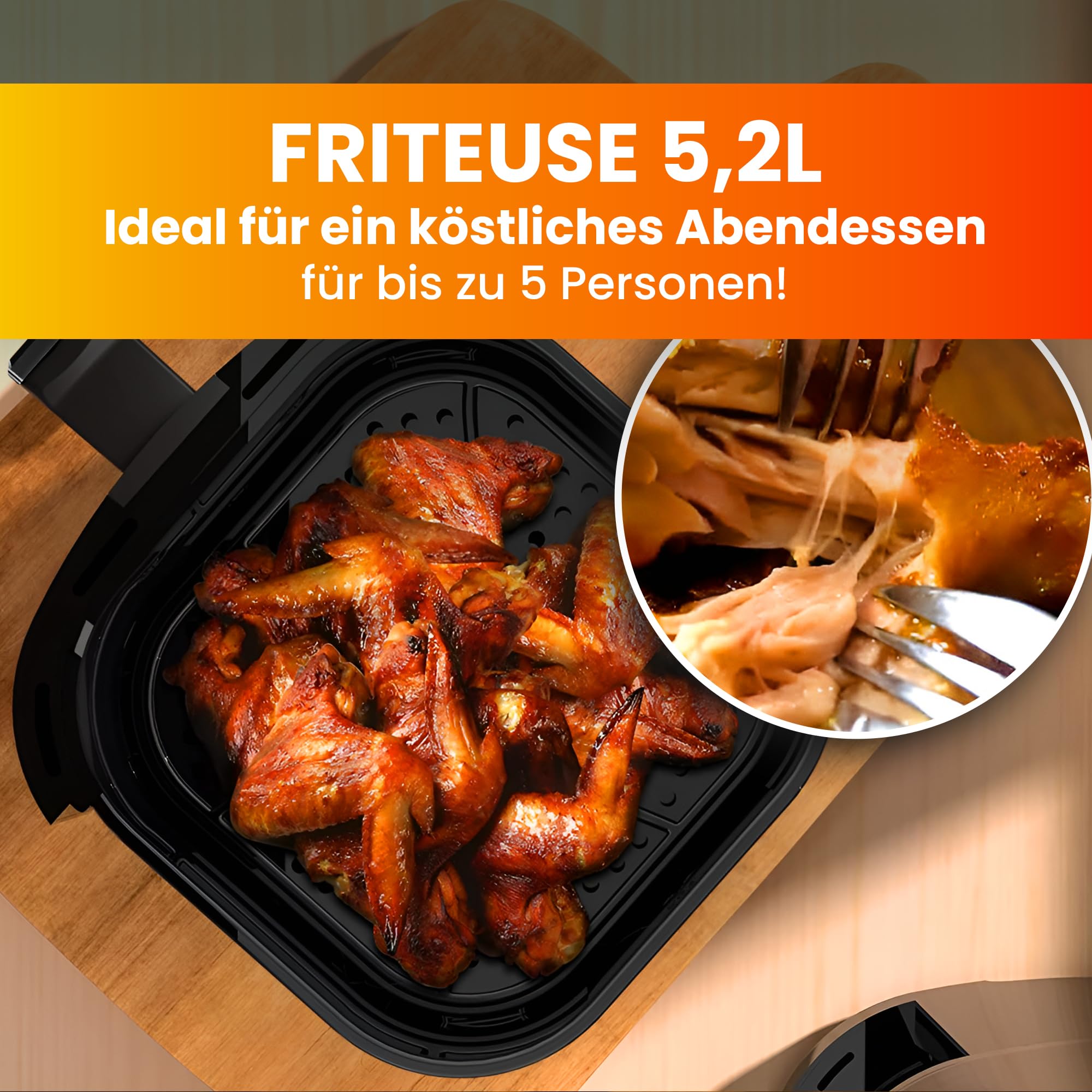extralink-heissluftfritteuse-5-2l-1600w-airfryer-touch image 5