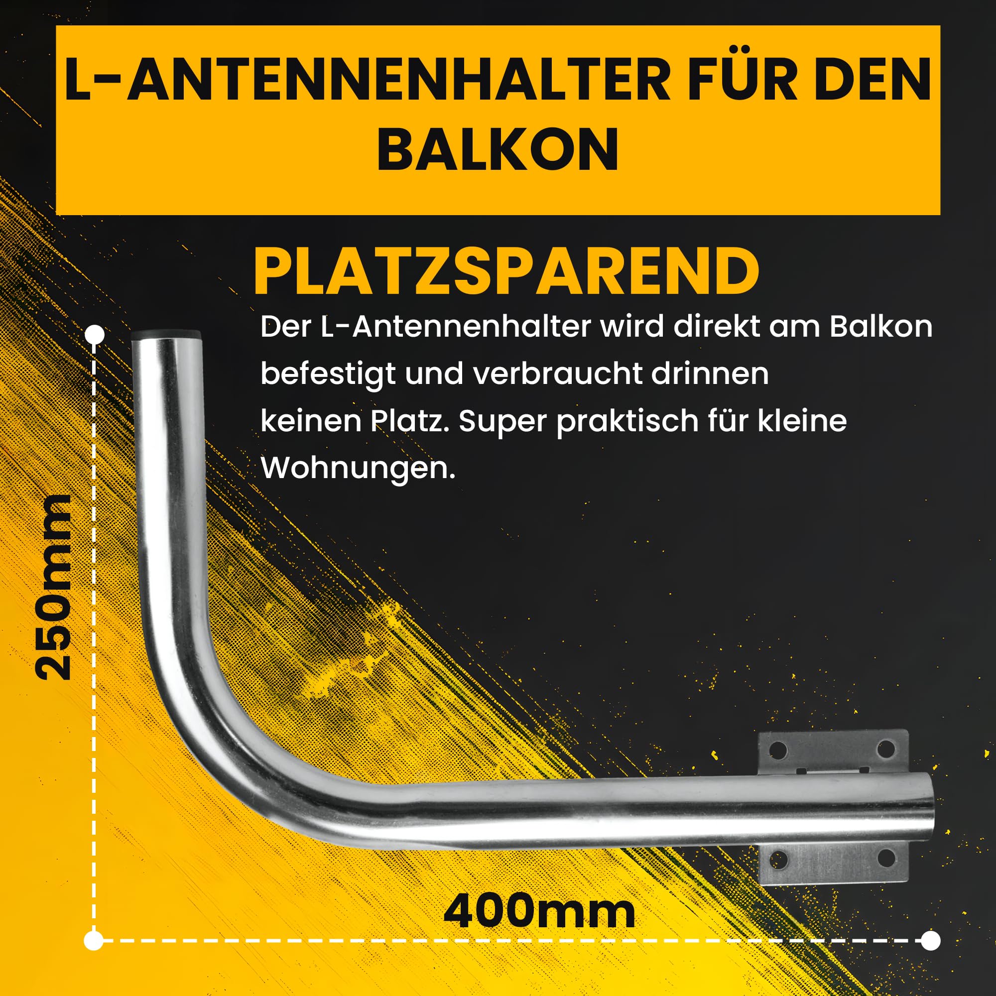extralink-b300-balkonhalterung-sat-links-400mm-12kg image 5