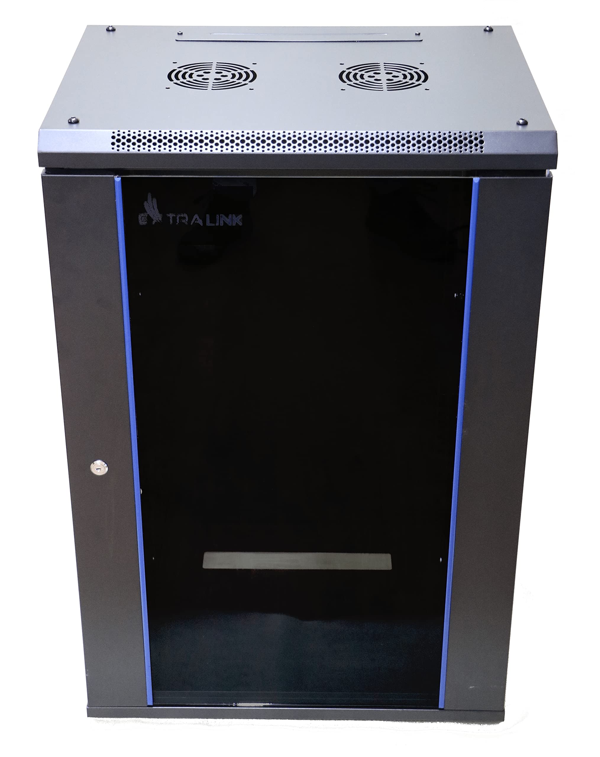 extralink-ex-14367-rack-18u-wandschrank-19-zoll-schwarz image 1