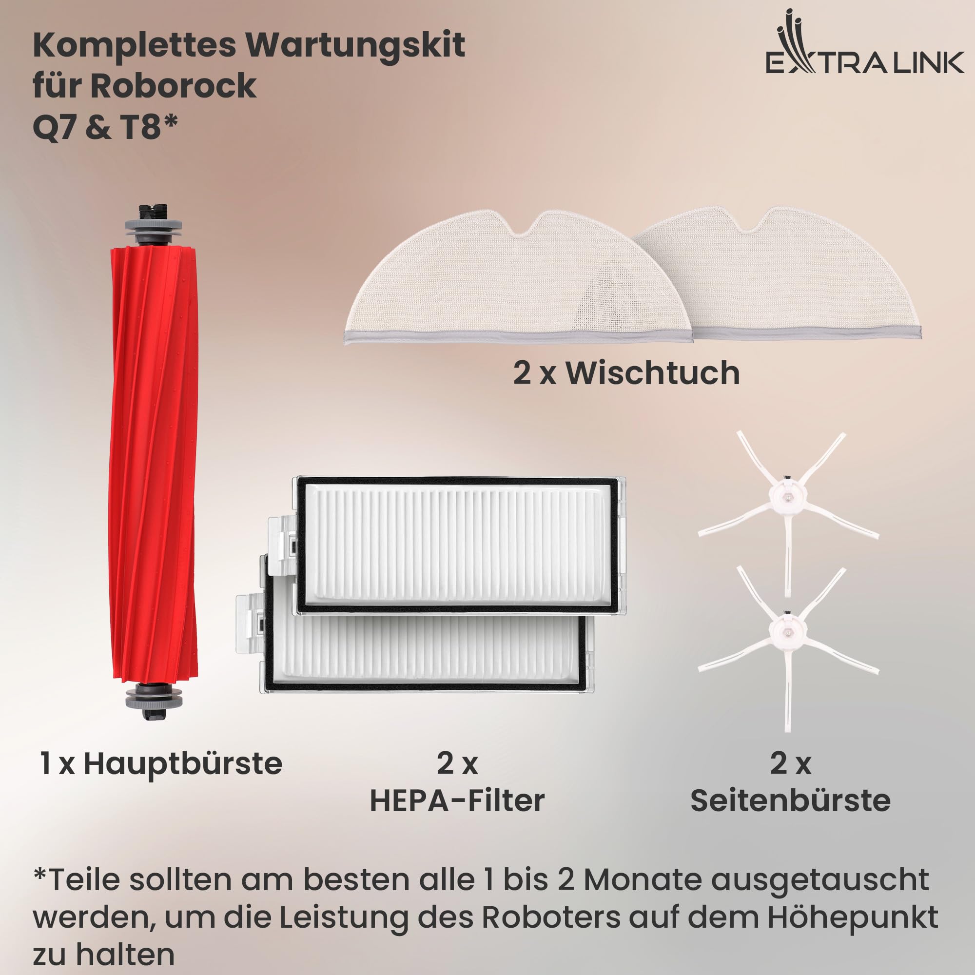 extralink-roborock-q7-ersatzteilset-7-teilig-hepa image 2