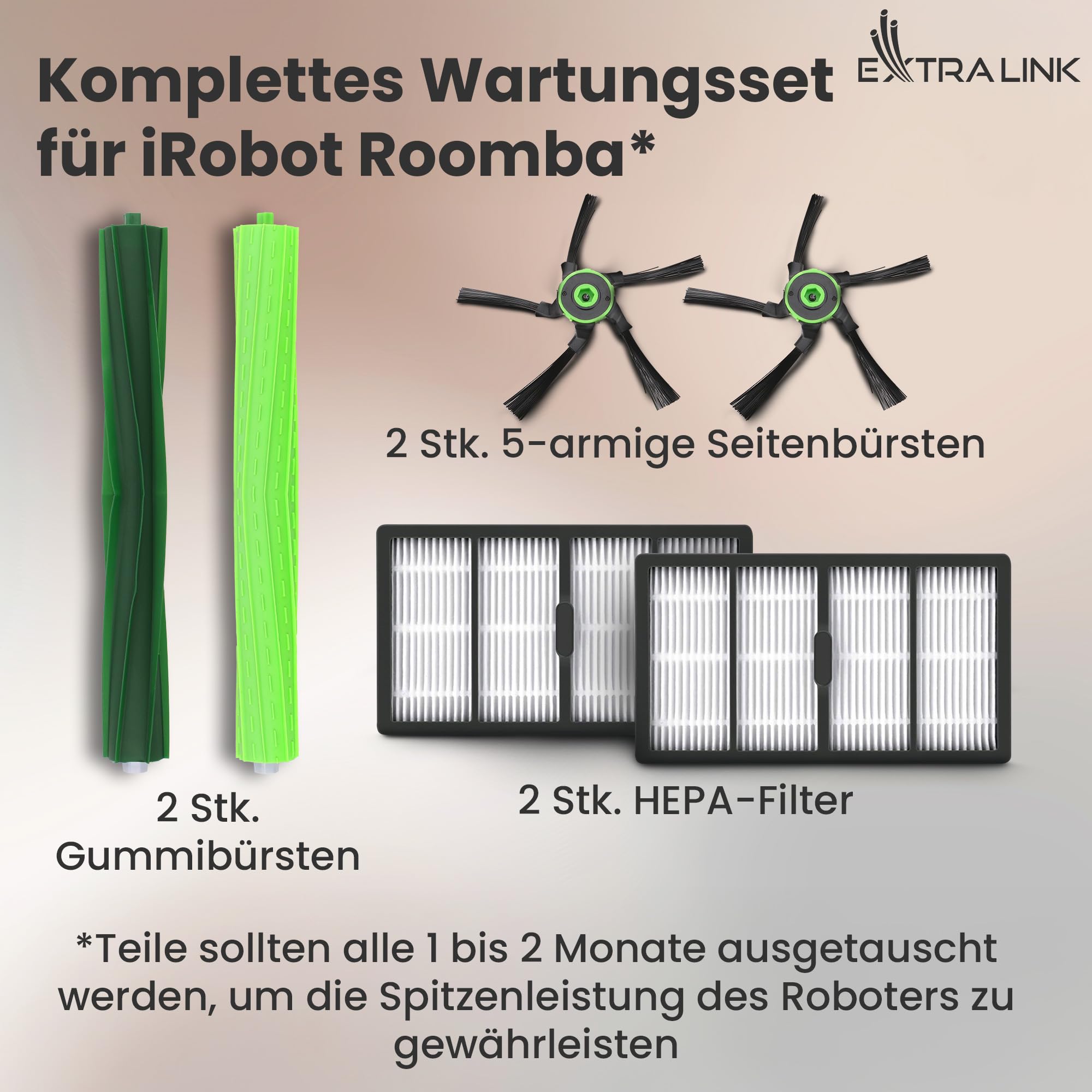 extralink-roomba-s9-ersatzteilset-6-teilig-b-rsten image 2